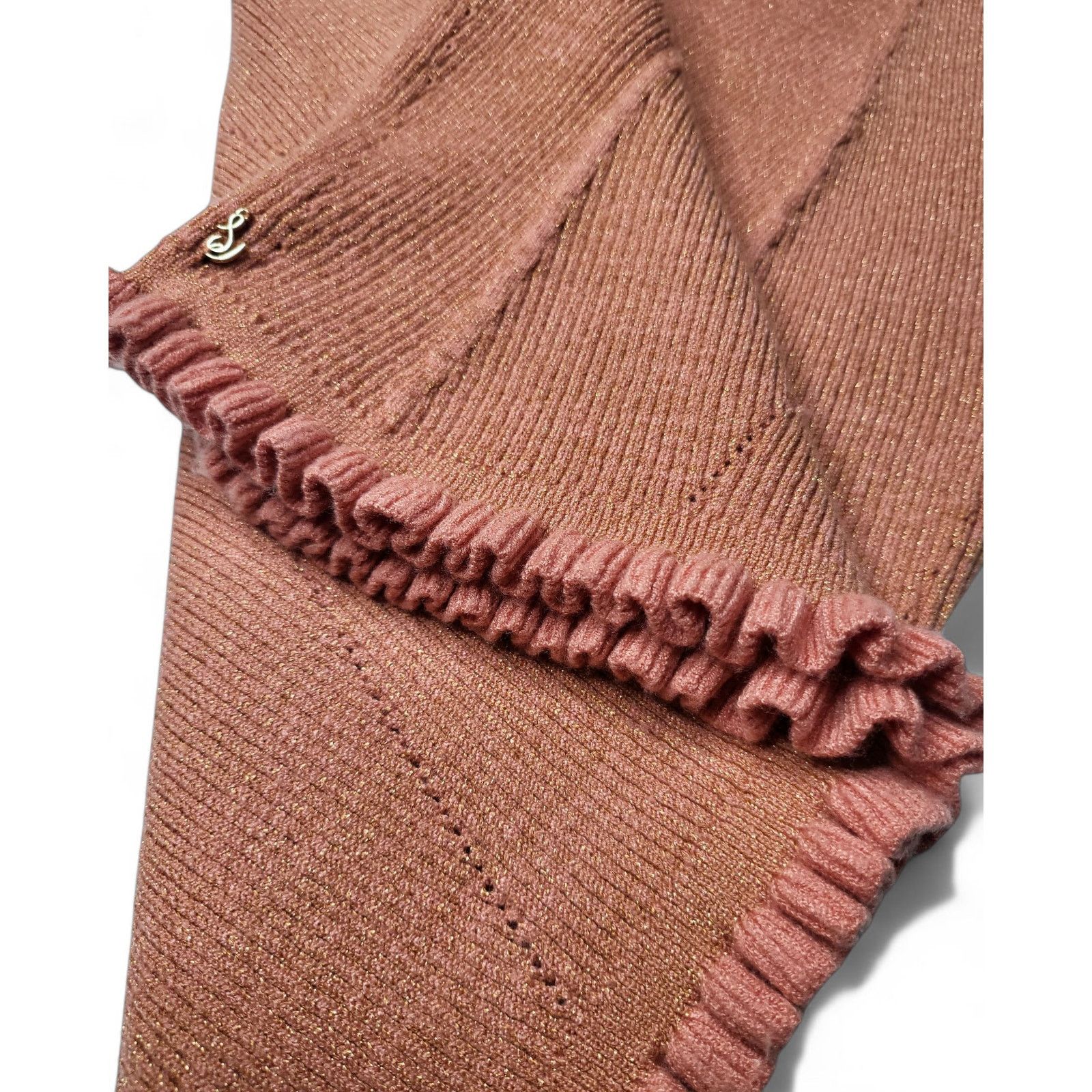 Sam Edelman NWT Sam Edelman Lucille Ruffled-Hem Tank Top Sun Baked XL Size XL / US 12-14 / IT 48-50 - 4 Thumbnail