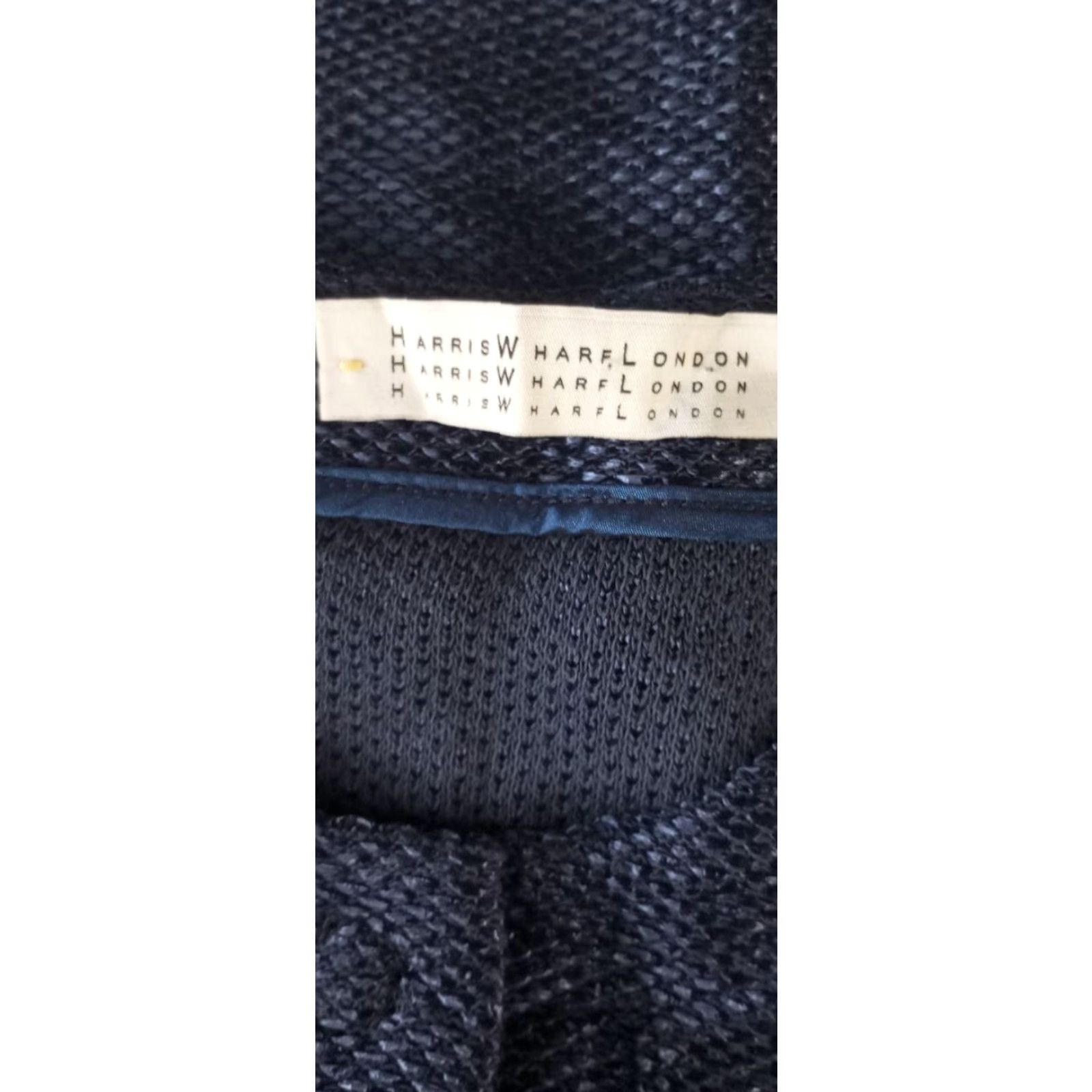 Harris Wharf London Harris Wharf London Coat Lightweight Knit Women's Long Sleeve Blue Embroidered Solid Regular Size 46 Overcoat Autumn Spring Size L / US 10 / IT 46 - 5 Thumbnail
