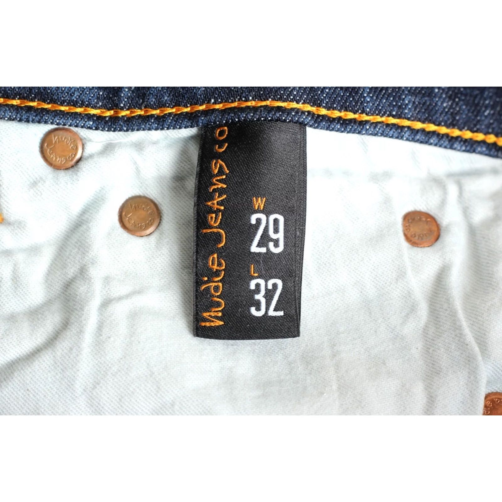 Nudie Jeans NUDIE JEANS HIGH KAI ORG TWILL NAVY Stretch Jeans Women 29/32 W29 L32 Slim 5-Pocket Denim Cotton Elastane XS? No. Size 29" - 7 Thumbnail