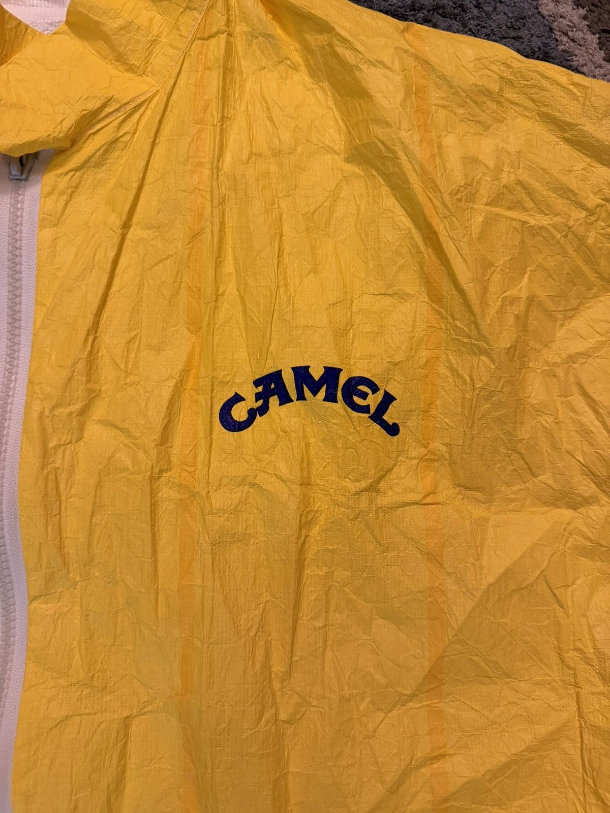 Vintage Yellow vintage Camel racing windbreaker jacket Size US XL / EU 56 / 4 - 2 Thumbnail