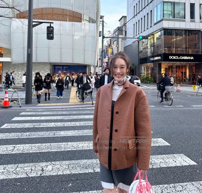 Miu Miu Miu Miu 36 Caramel sheepskin grain coat Size S / US 4 / IT 40 - 1 Thumbnail