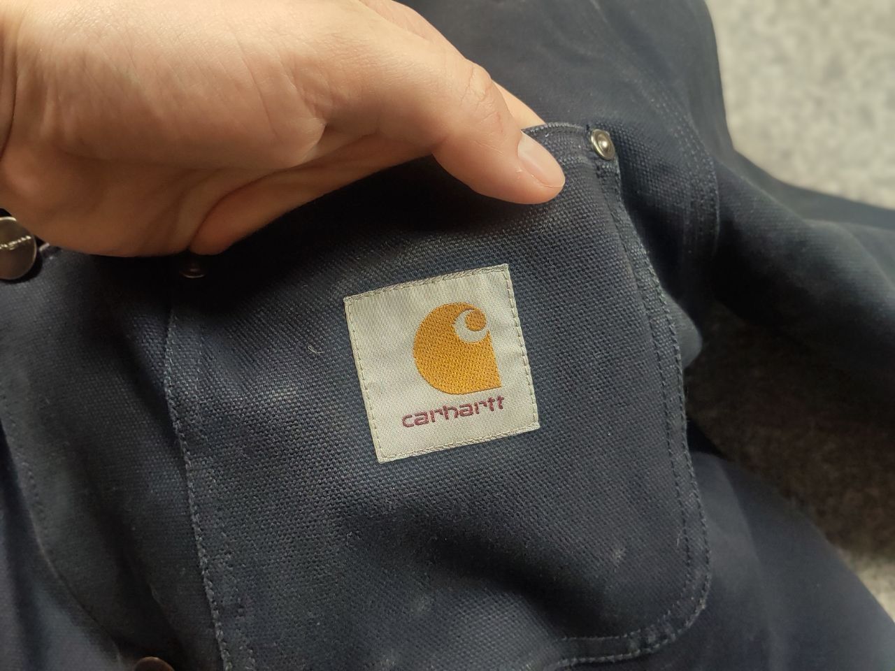 Carhartt Vintage Carhartt michigan Faded Canvas Linen Pocket Jacket Size US L / EU 52-54 / 3 - 14 Thumbnail
