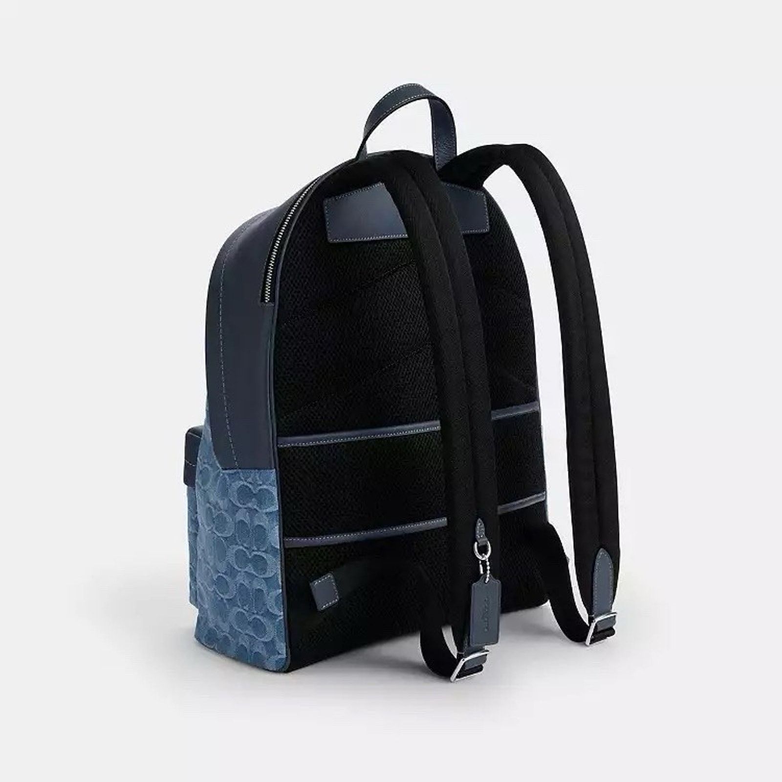 Coach NWT Coach Taylor Backpack Signature Denim CDF23 Silver/Denim Size ONE SIZE - 10 Thumbnail