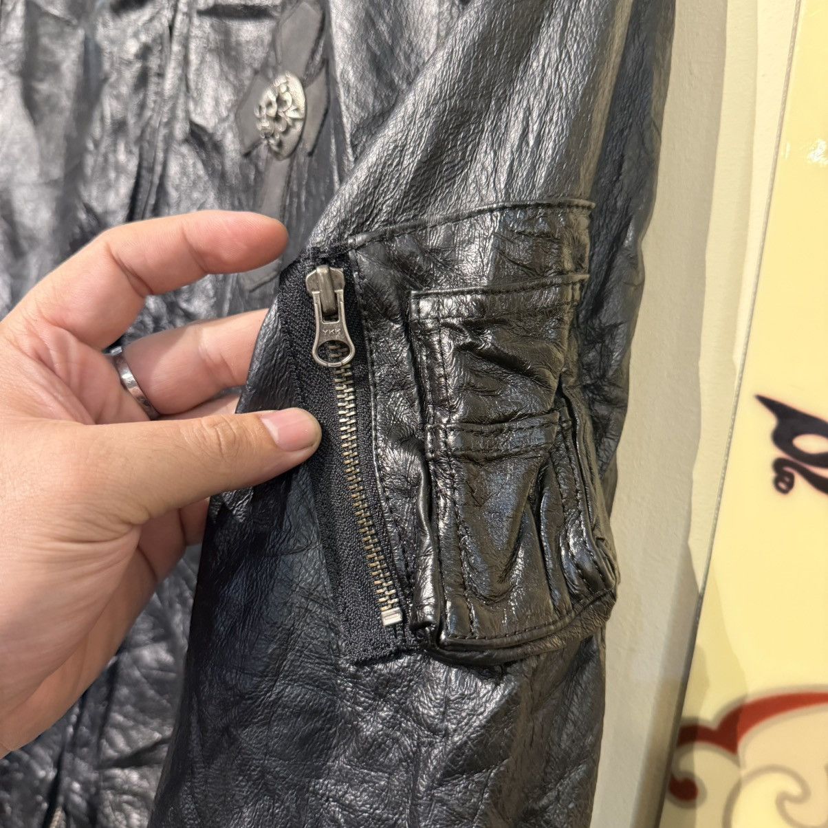 Philipp Plein Vintage Philipp Plein Leather Jacket Wildboar Size US M / EU 48-50 / 2 - 7 Thumbnail