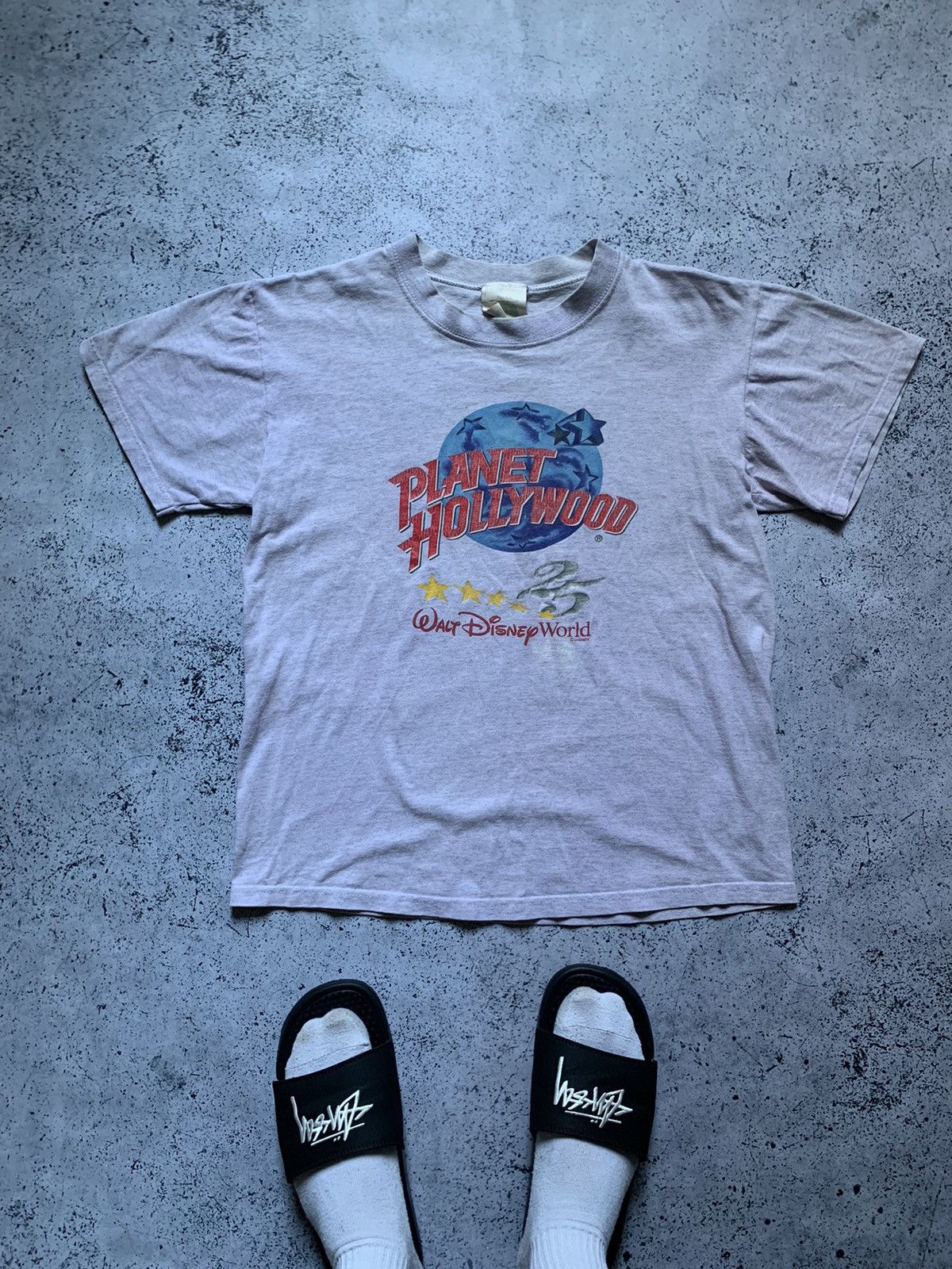 Planet Hollywood × Vintage Vintage 1991 Planet Hollywood Tee Disney T-shirt Y2K USA Size US S / EU 44-46 / 1 - 1 Thumbnail
