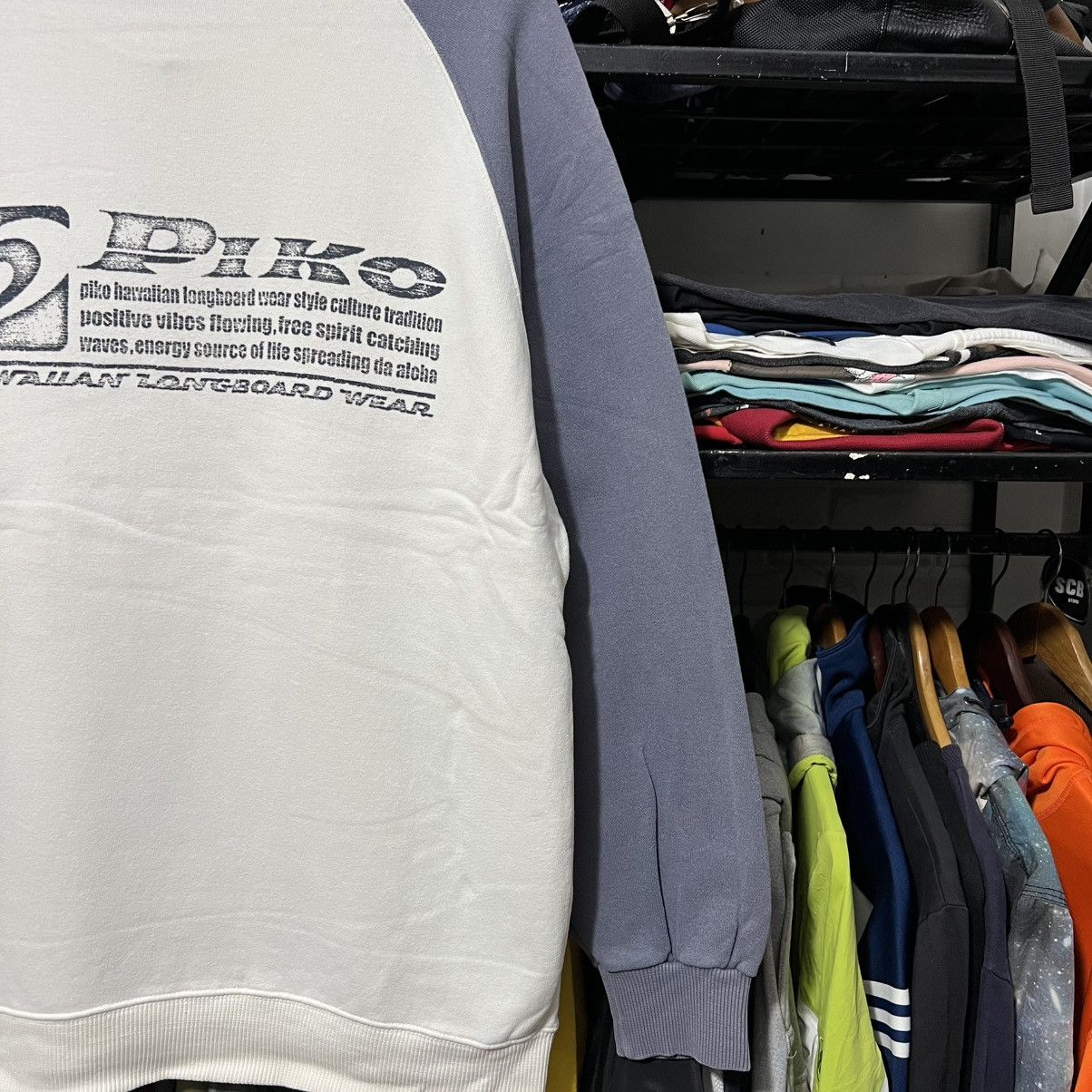 Japanese Brand × Vintage Vintage piko hawaiian sweatshirt crewneck Size US L / EU 52-54 / 3 - 6 Thumbnail