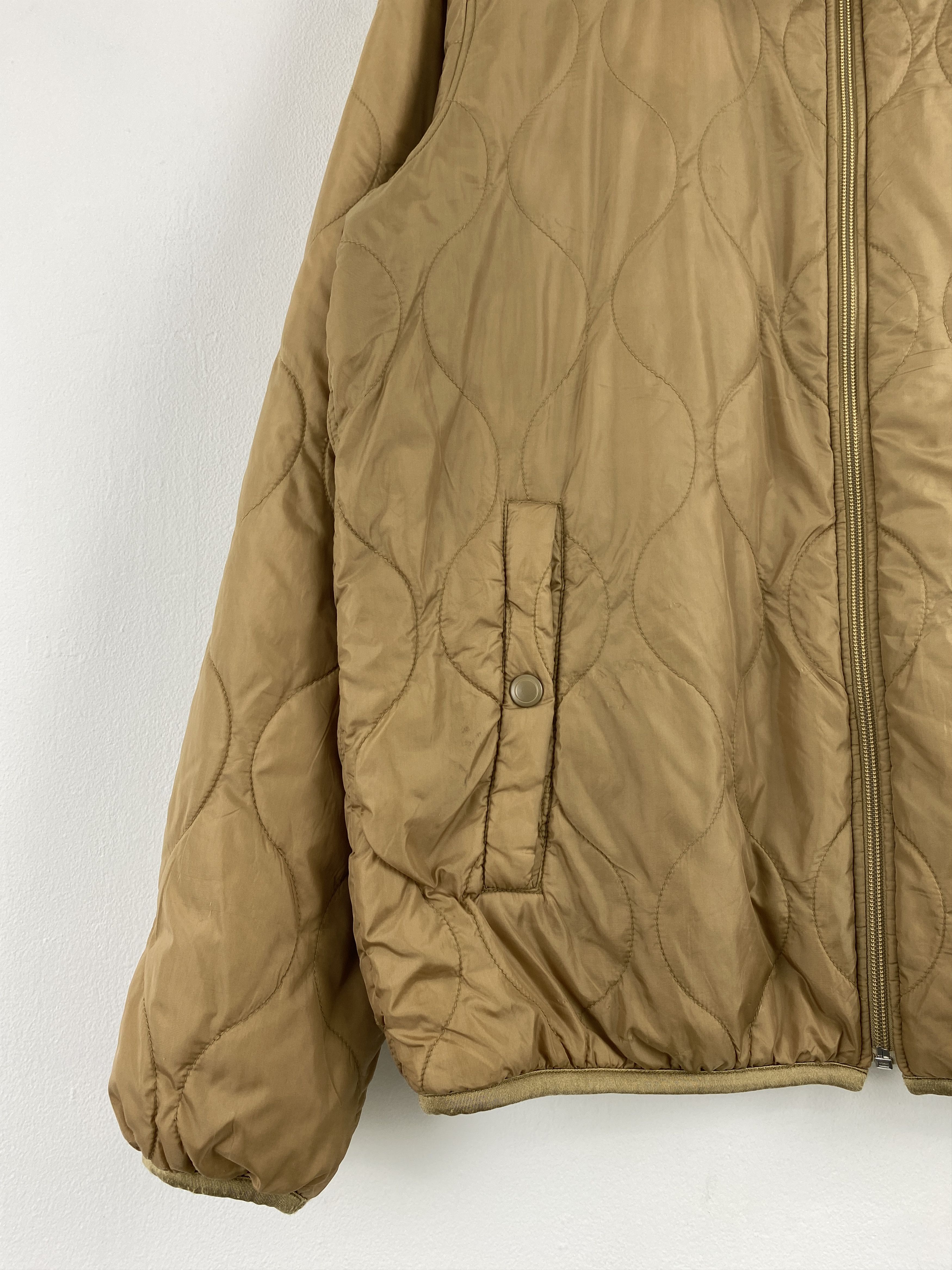 Uniqlo Vintage Uniqlo Zipper Ups Puffer Jacket Brown JA0123 Size US L / EU 52-54 / 3 - 7 Thumbnail