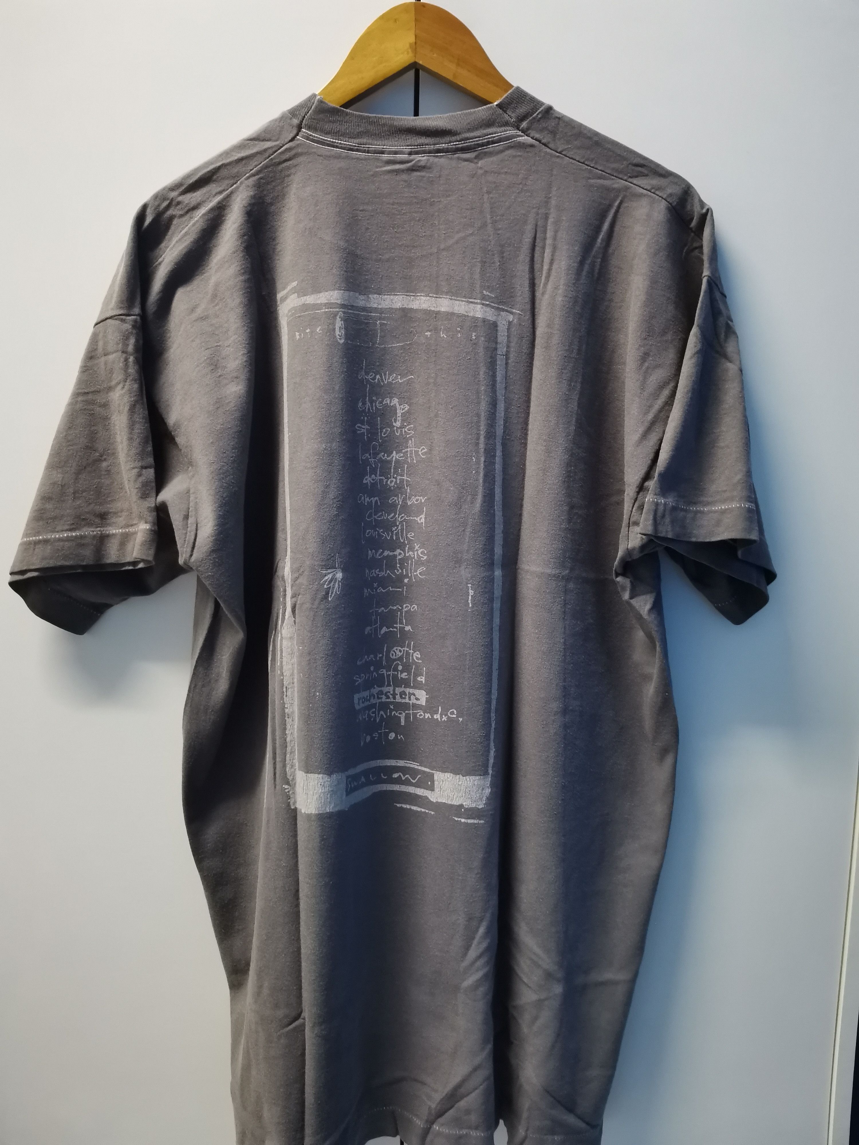 Band Tees Vintage Pearl Jam Freak Tour Band Tee Nirvana Sonic Youth Size US XL / EU 56 / 4 - 3 Thumbnail