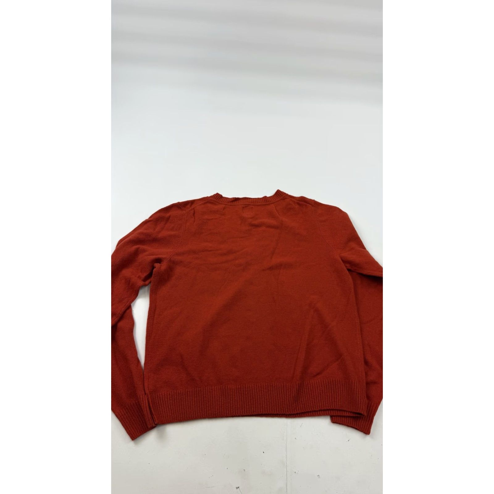 Gap Gap Mens LT Tall Orange V-Neck Cotton Blend Knit Pullover Sweater Casual Shirt? Size US L / EU 52-54 / 3 - 6 Thumbnail