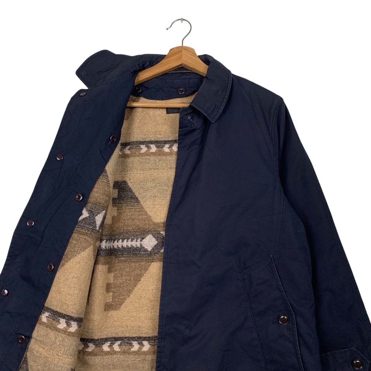 Japanese Brand SURPLUS SEMINARY Navajo Lined Casual Jacket #2172-C96 Size US M / EU 48-50 / 2 - 2 Thumbnail