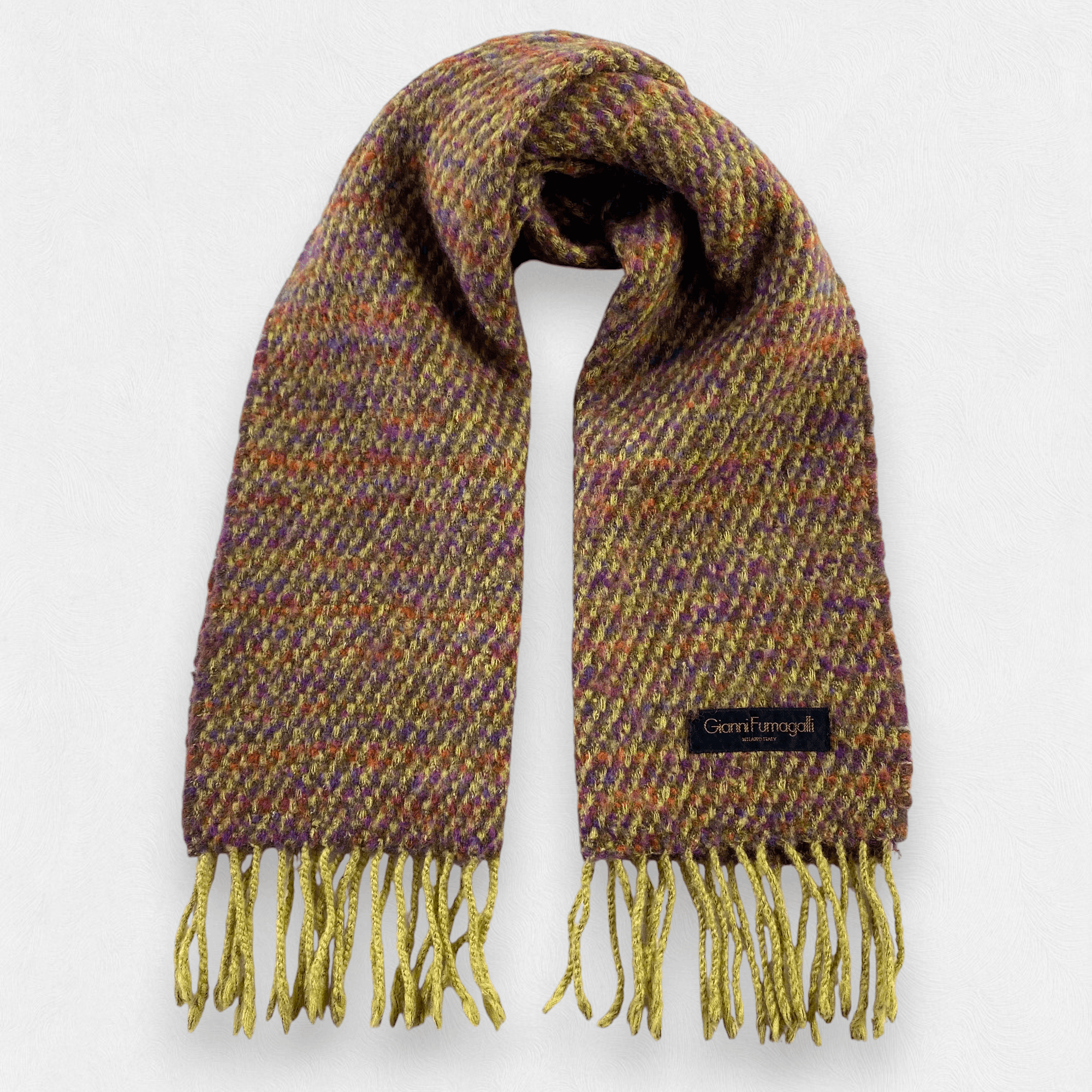 Fumagalli Gianni Fumagalli Scarf Neck Wrap Wool Muffler Size ONE SIZE - 1 Thumbnail
