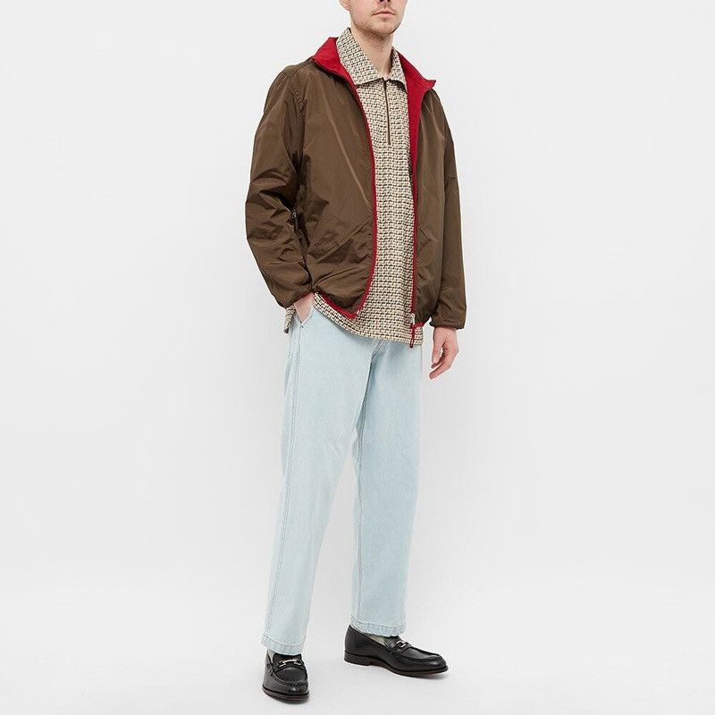 General Admission General Admission Quarter Zip Shirt in Beige Check Size US XL / EU 56 / 4 - 9 Thumbnail