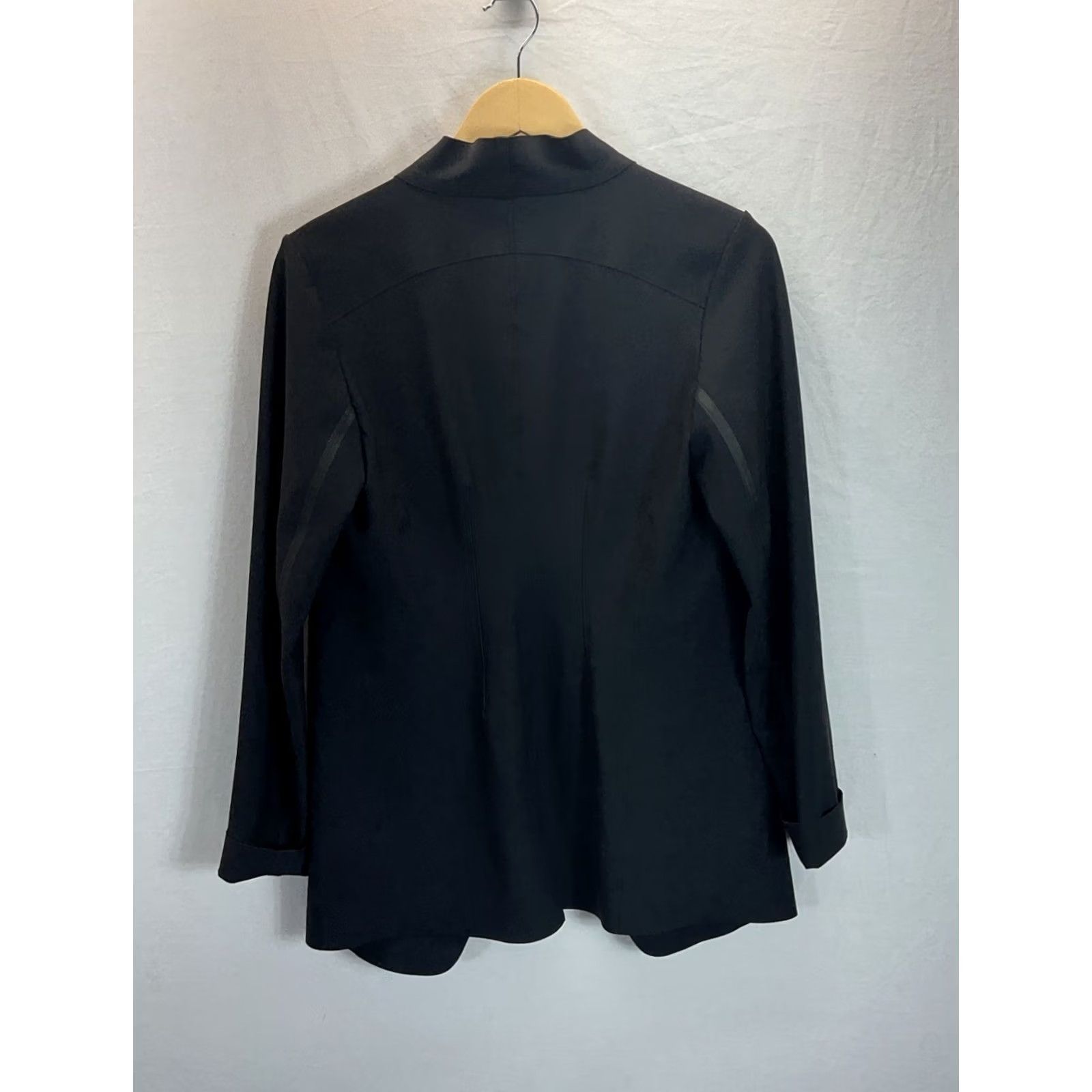 Athleta Athleta Black Stellar Blazer Jacket Open Front Pockets Stretch Tall S Size S / US 4 / IT 40 - 2 Thumbnail