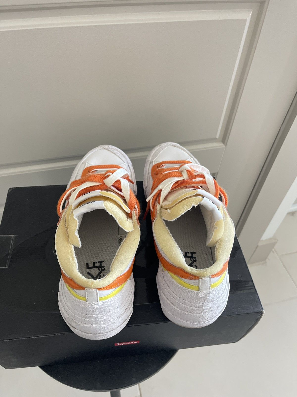 Nike × Sacai Sacai x Nike Blazer Low Magma Orange Size US 10 / EU 43 - 4 Thumbnail