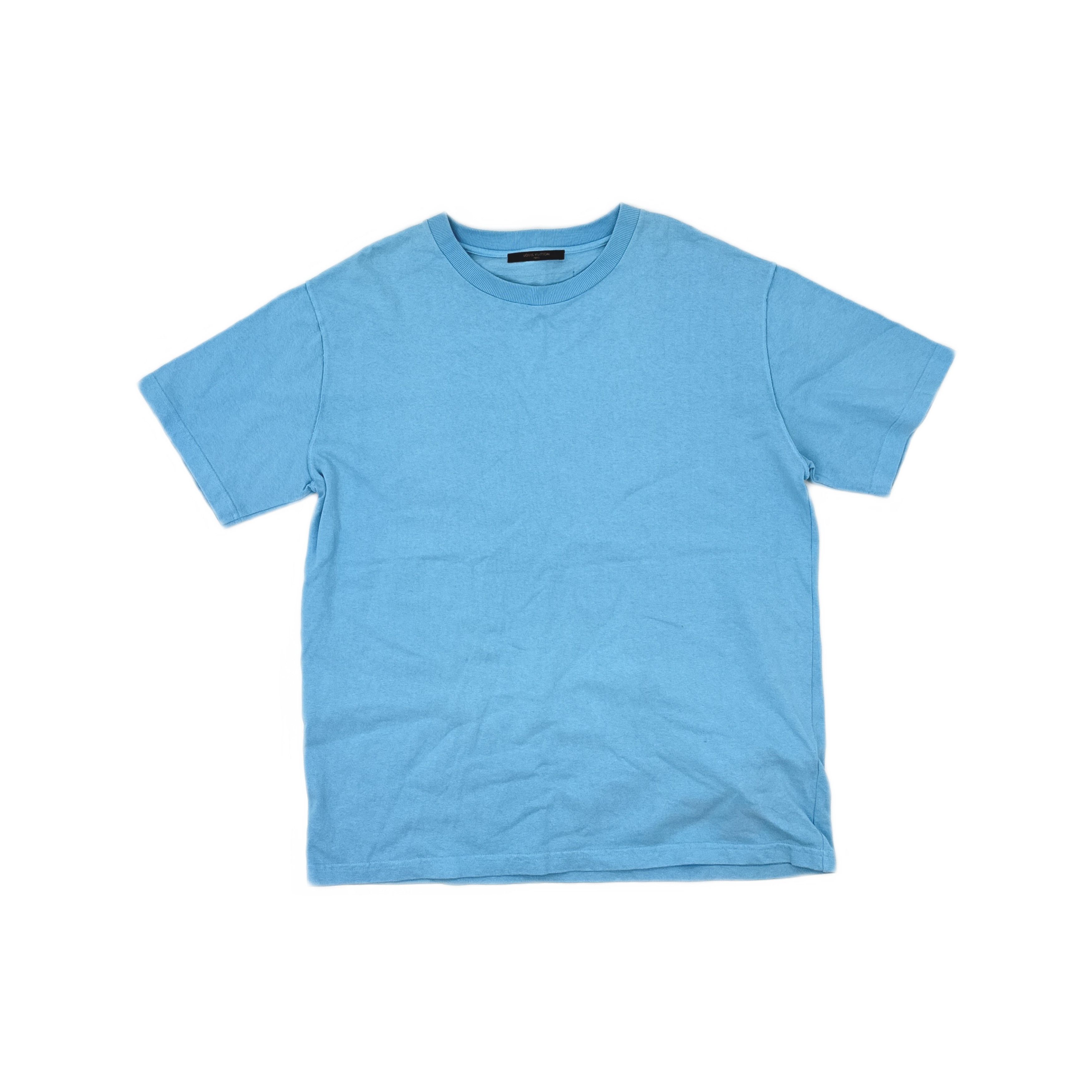 Louis Vuitton Louis Vuitton Blue Cotton Short Sleeve T-Shirt Size XL Size US XL / EU 56 / 4 - 1 Thumbnail