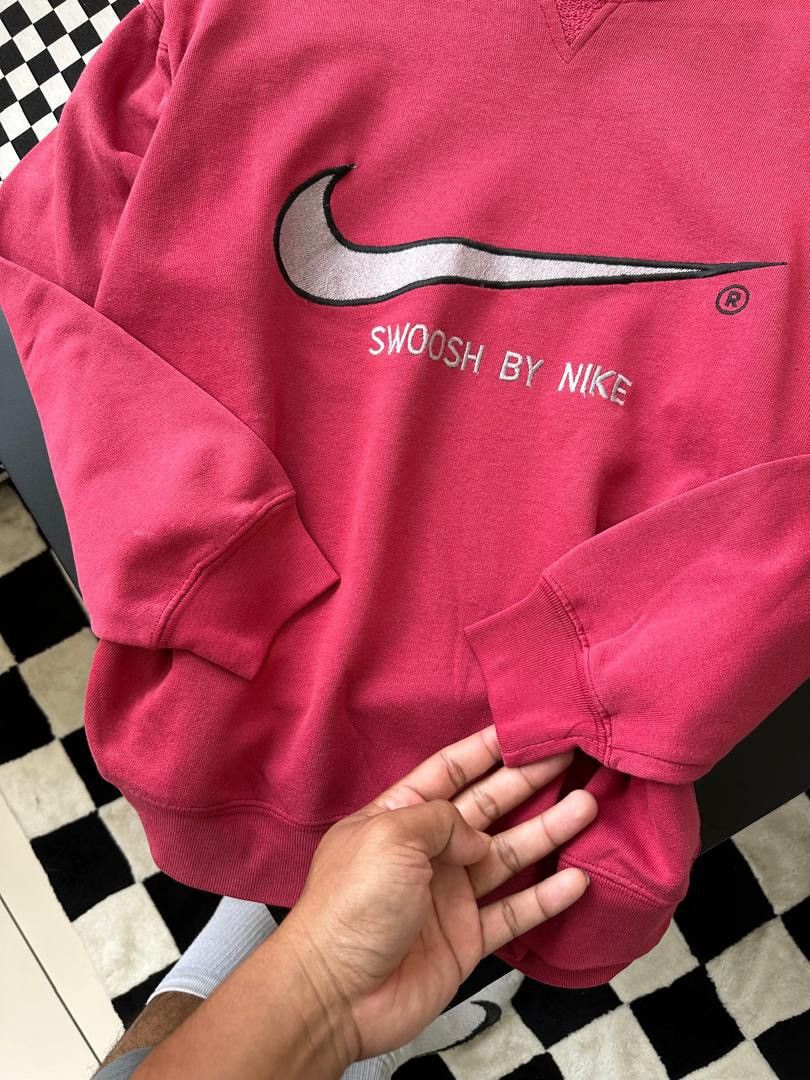 Vintage VINTAGE BIG SWOOSH BY NIKE SWEATSHIRT Size US S / EU 44-46 / 1 - 4 Thumbnail
