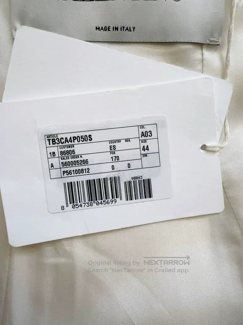 Valentino Valentino White wool heavy work coat Size M / US 6-8 / IT 42-44 - 6 Thumbnail