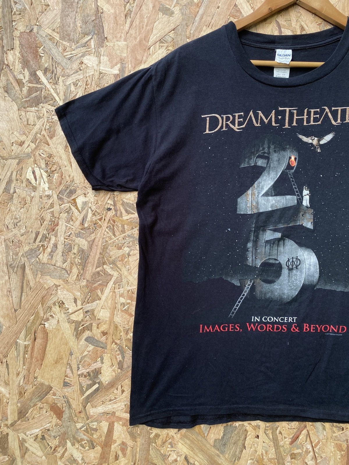 Gildan × Vintage Vintage y2k dream teather tee Size US L / EU 52-54 / 3 - 3 Thumbnail