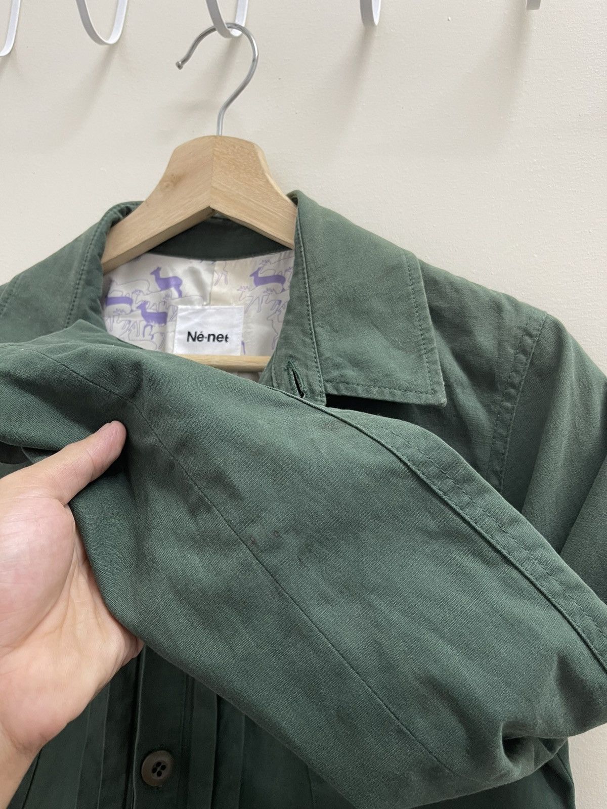 Ne-Net Ne-Net Olive Long Jacket Size US S / EU 44-46 / 1 - 19 Thumbnail