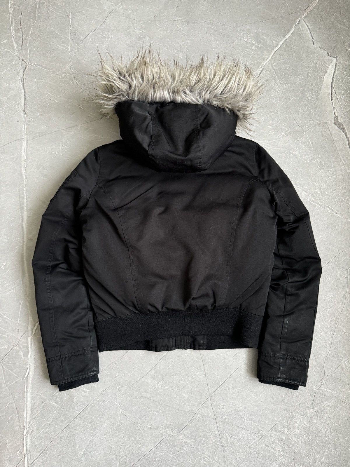 Hollister VTG Hollister Fur Hood Bomber Jacket Ifsixwasnine LGB Style Size S / US 4 / IT 40 - 14 Thumbnail
