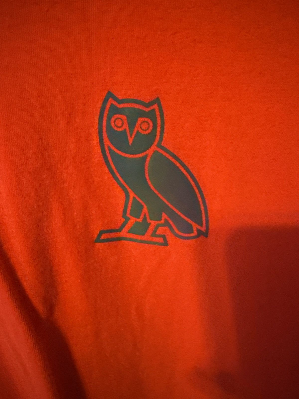 October's Very Own OVO Holographic owl Tee Size US XL / EU 56 / 4 - 2 Thumbnail