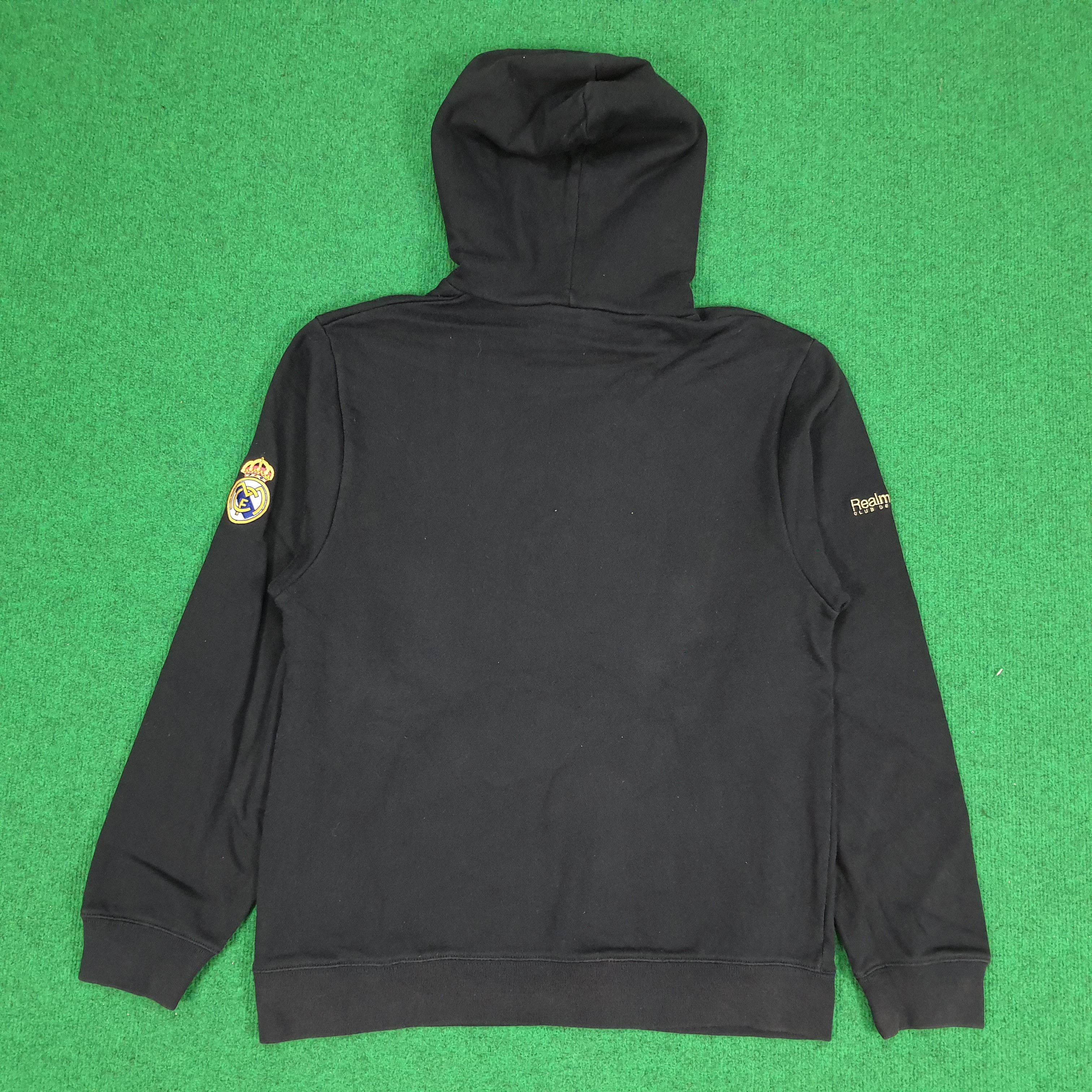 Adidas × Vintage Vintage Adidas Real Madrid Center Logo Hoodie Size US S / EU 44-46 / 1 - 5 Thumbnail