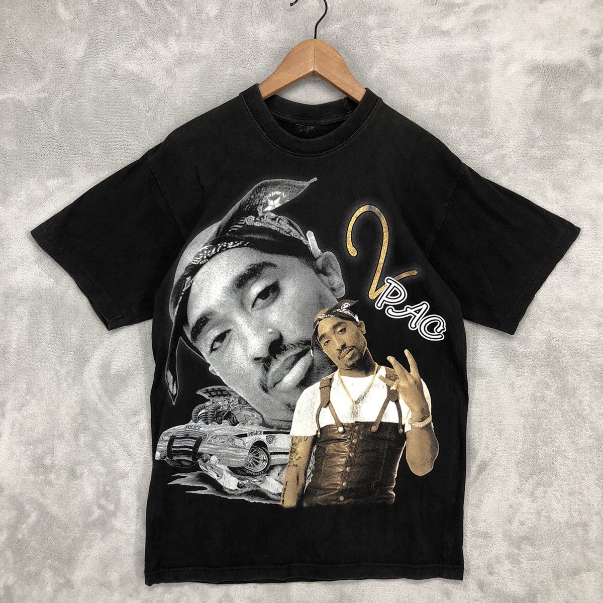 Rap Tees 2 pac Photo print Tee Size US M / EU 48-50 / 2 - 1 Thumbnail