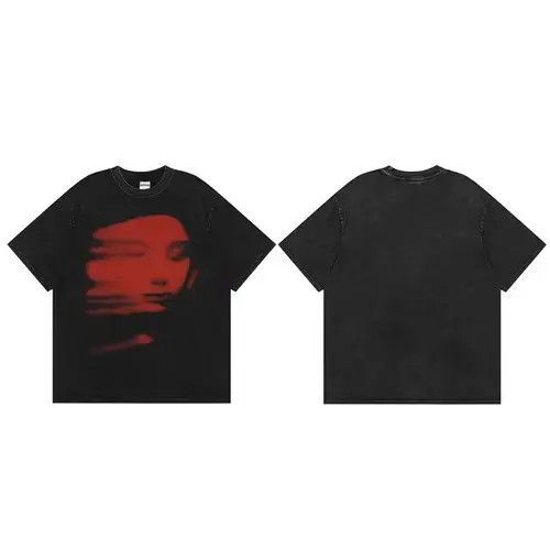 VIBE Red Face Graphic T Shirt Size US L / EU 52-54 / 3 - 3 Thumbnail
