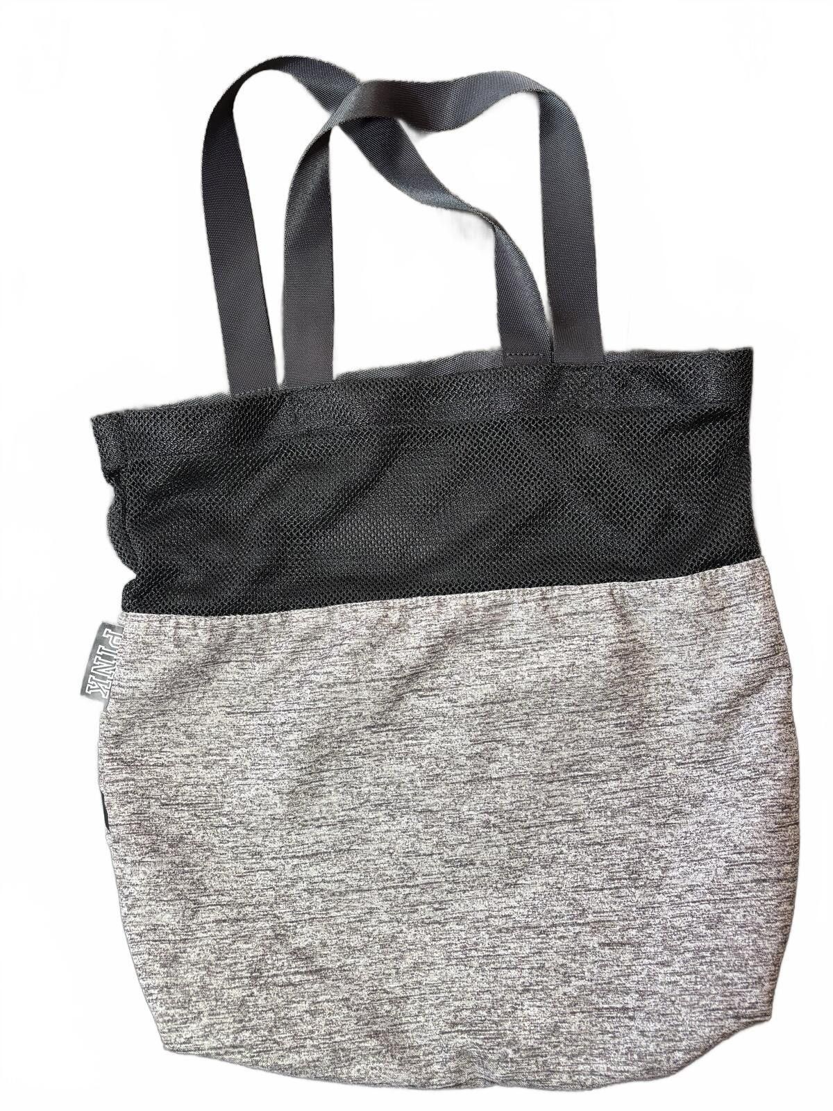 Pink PINK by Victoria's Secret Black and Gray Tote Bag Size ONE SIZE - 2 Thumbnail