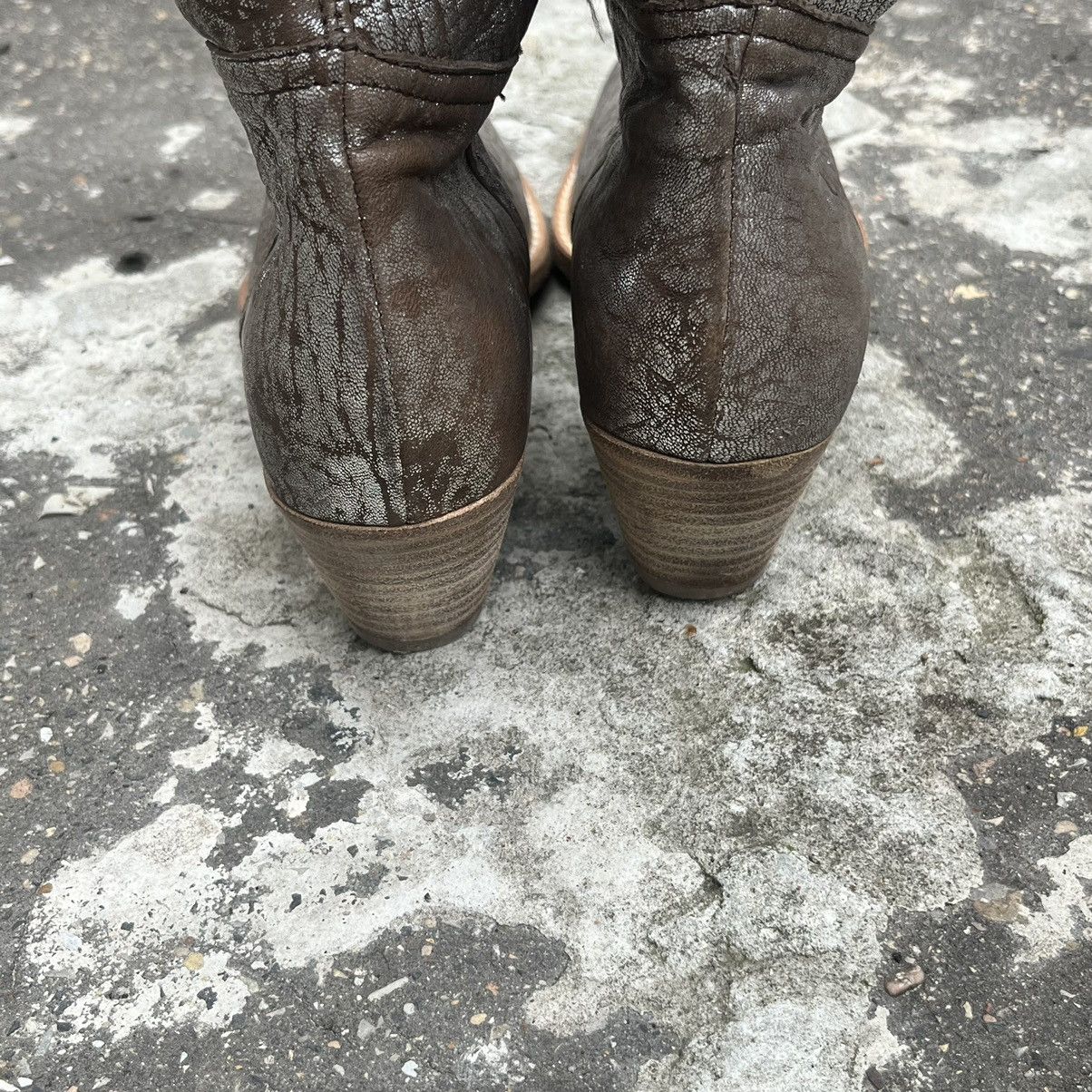 Miu Miu Archive 00s Miu Miu Cowboy Astro Leather Boots Size US 7.5 / IT 37.5 - 11 Thumbnail