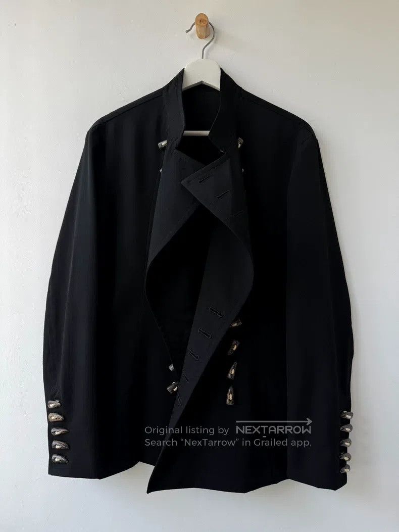 Yohji Yamamoto Yohji Yamamoto 12AW Horn Breasted Suit Jacket Size US S / EU 44-46 / 1 - 2 Thumbnail
