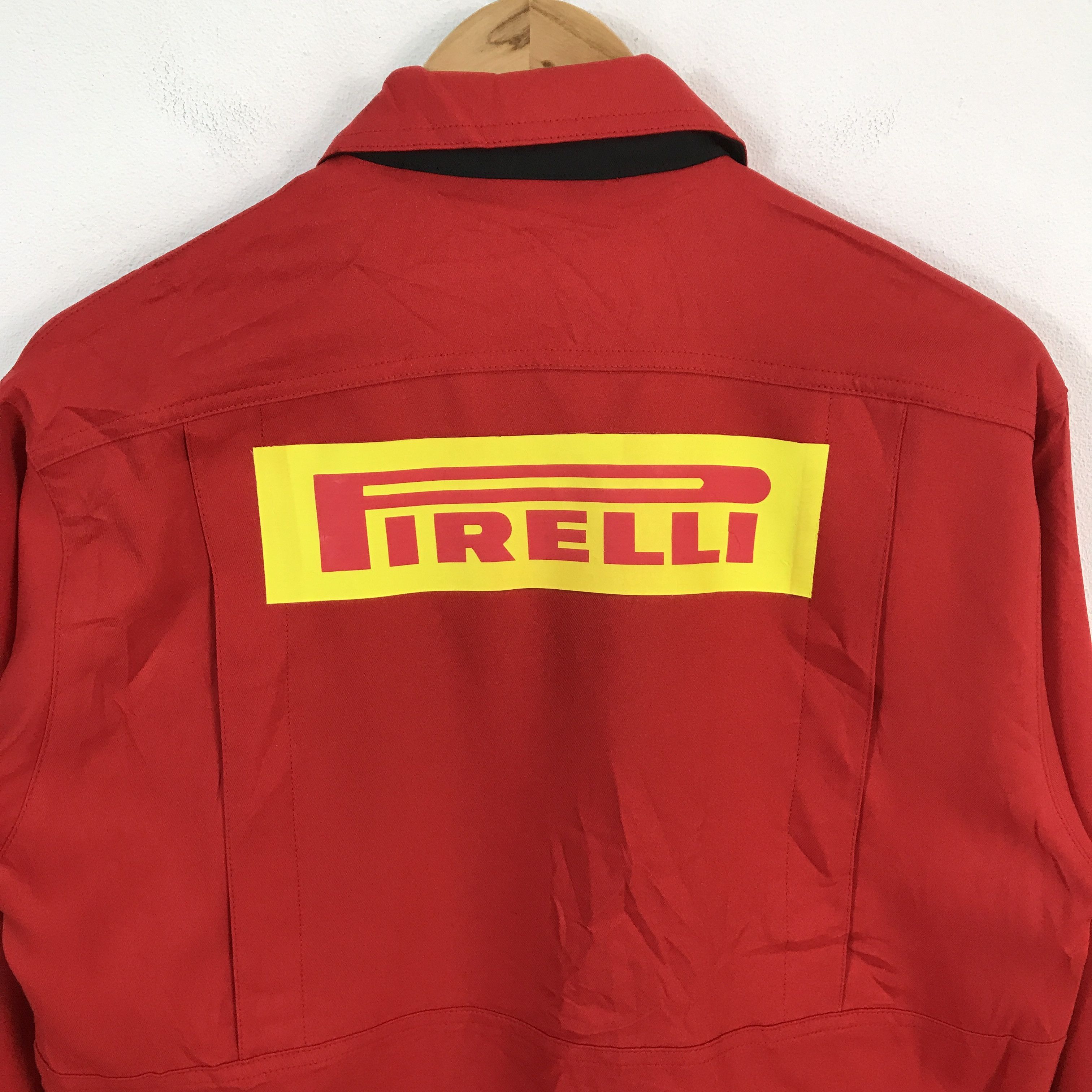 Japanese Brand Vintage Pirelli tyre Racing Japan work jacket Size US M / EU 48-50 / 2 - 4 Thumbnail