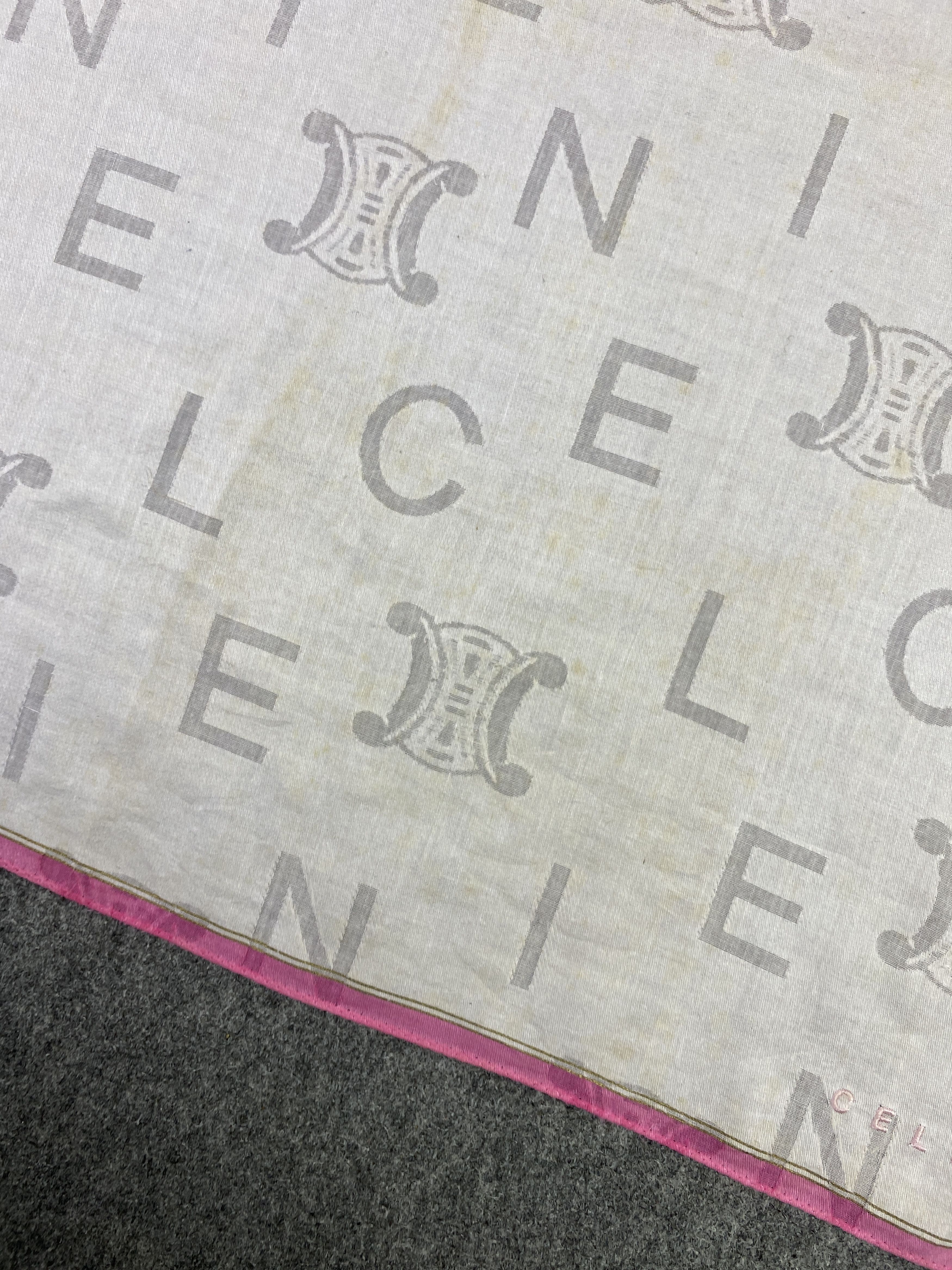 Celine Vintage Celine Handkerchief / Neckerchief KT0056 Size ONE SIZE - 6 Thumbnail