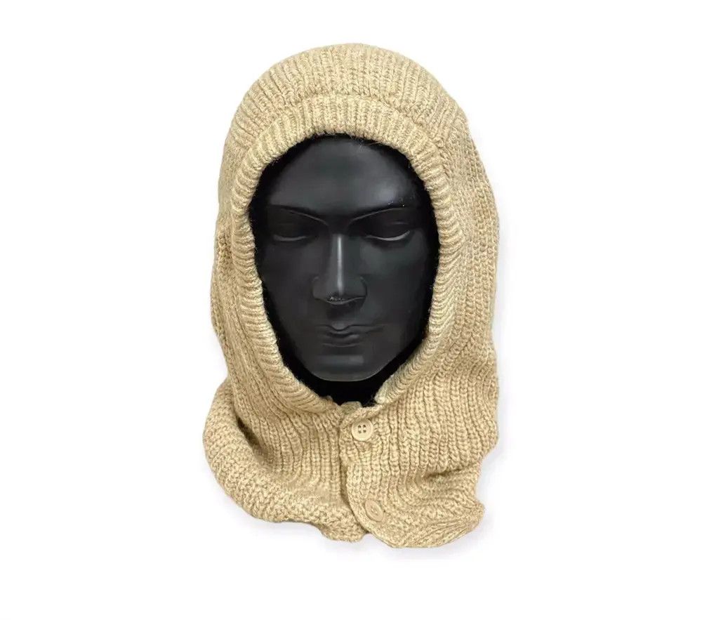 Japanese Brand Japanese Brand Plain Balaclava Beanie Hat Size ONE SIZE - 1 Thumbnail