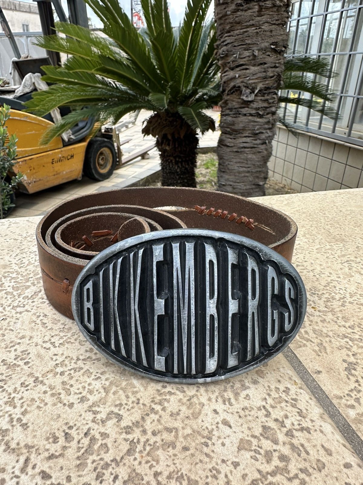 Dirk Bikkembergs Dirk Bikkembergs Leather Belt Brown Size ONE SIZE - 2 Thumbnail