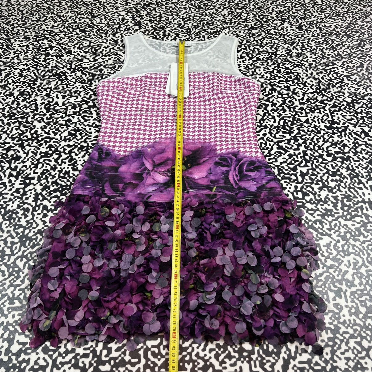 Japanese Brand Vintage Y2K Waggon Paris Floral Retro Luxury Mini Dress Size L / US 10 / IT 46 - 23 Thumbnail