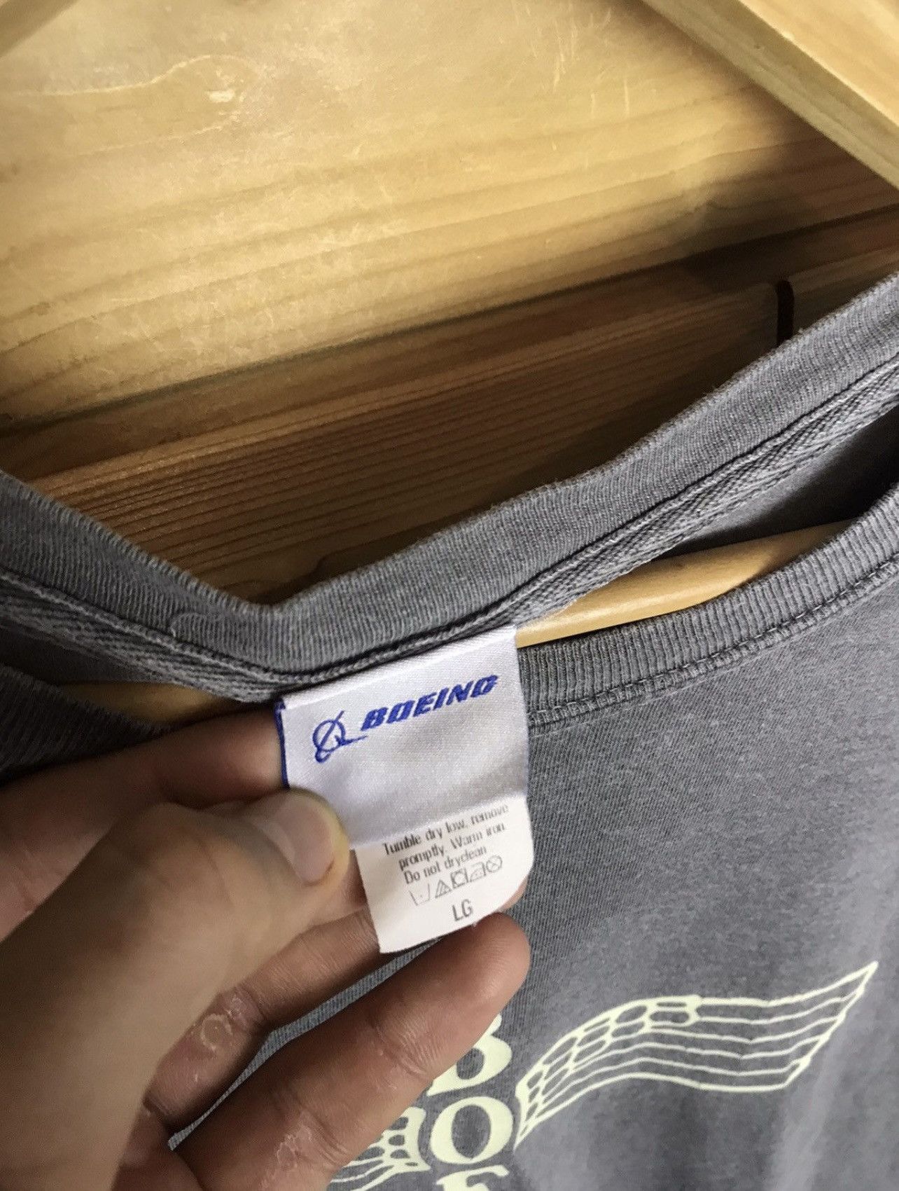Vintage Vintage Boeing t shirt Size US L / EU 52-54 / 3 - 5 Thumbnail