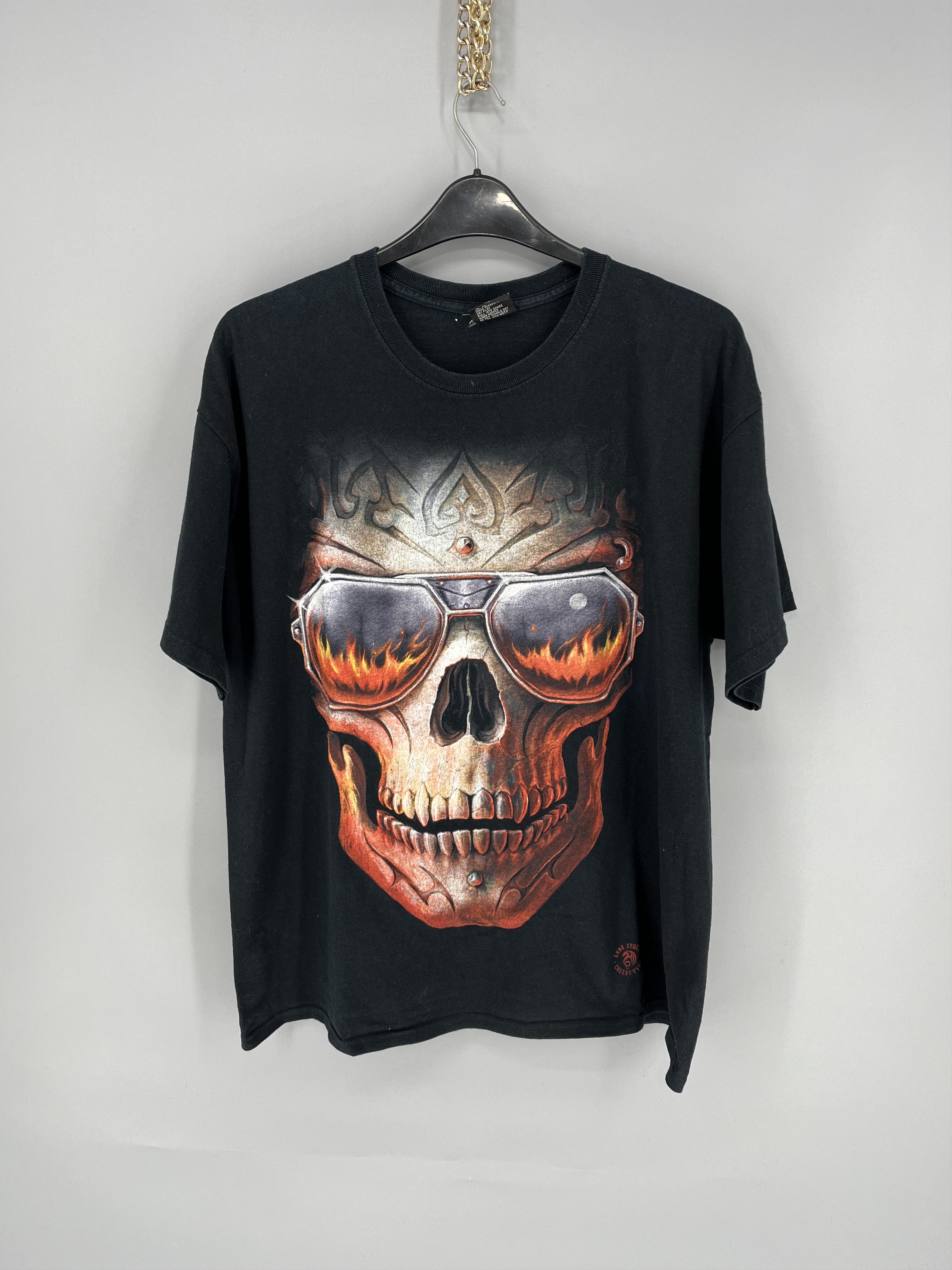Vintage Skulls T-shirt Vintage Rock Metal Size XL Black Reverse Logo Size US XL / EU 56 / 4 - 1 Thumbnail