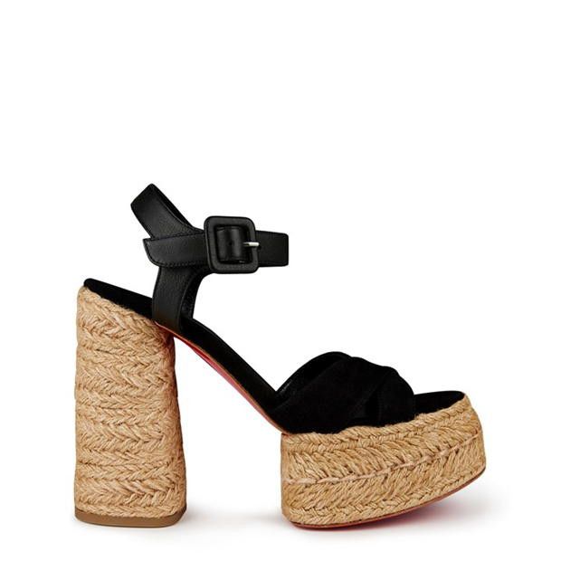 Christian Louboutin Super Calakala 130mm Espadrille Sandals Size US 10 / IT 40 - 1 Thumbnail