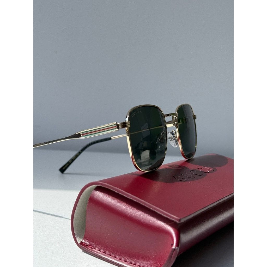 Gucci NEW Gucci GG1876S Gold Round Sunglasses $545 Size ONE SIZE - 5 Thumbnail
