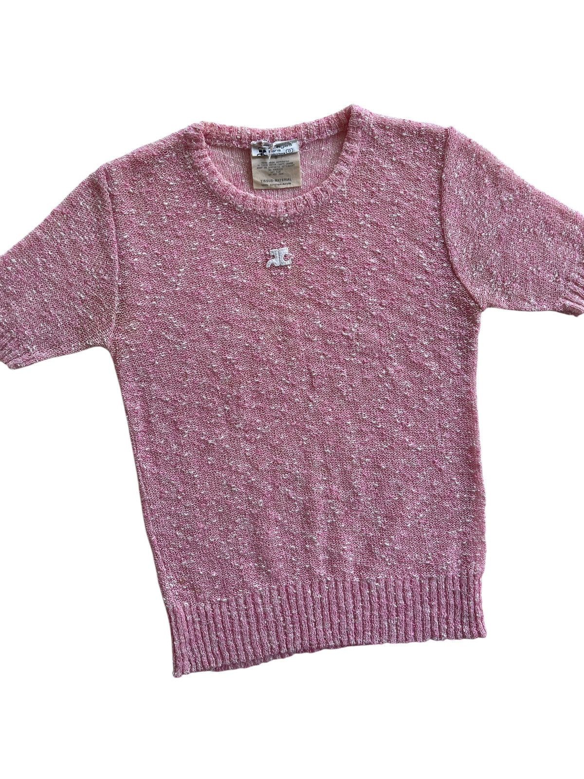 Courreges 80s Courreges Tissus Knit Top Size S / US 4 / IT 40 - 3 Thumbnail