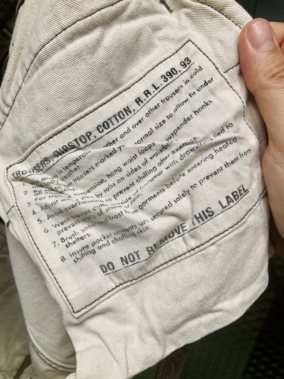 RRL Ralph Lauren Kanye’s Piece: Ralph Lauren RRL Camouflage Cargo Pants Size US 28 / EU 44 - 10 Thumbnail