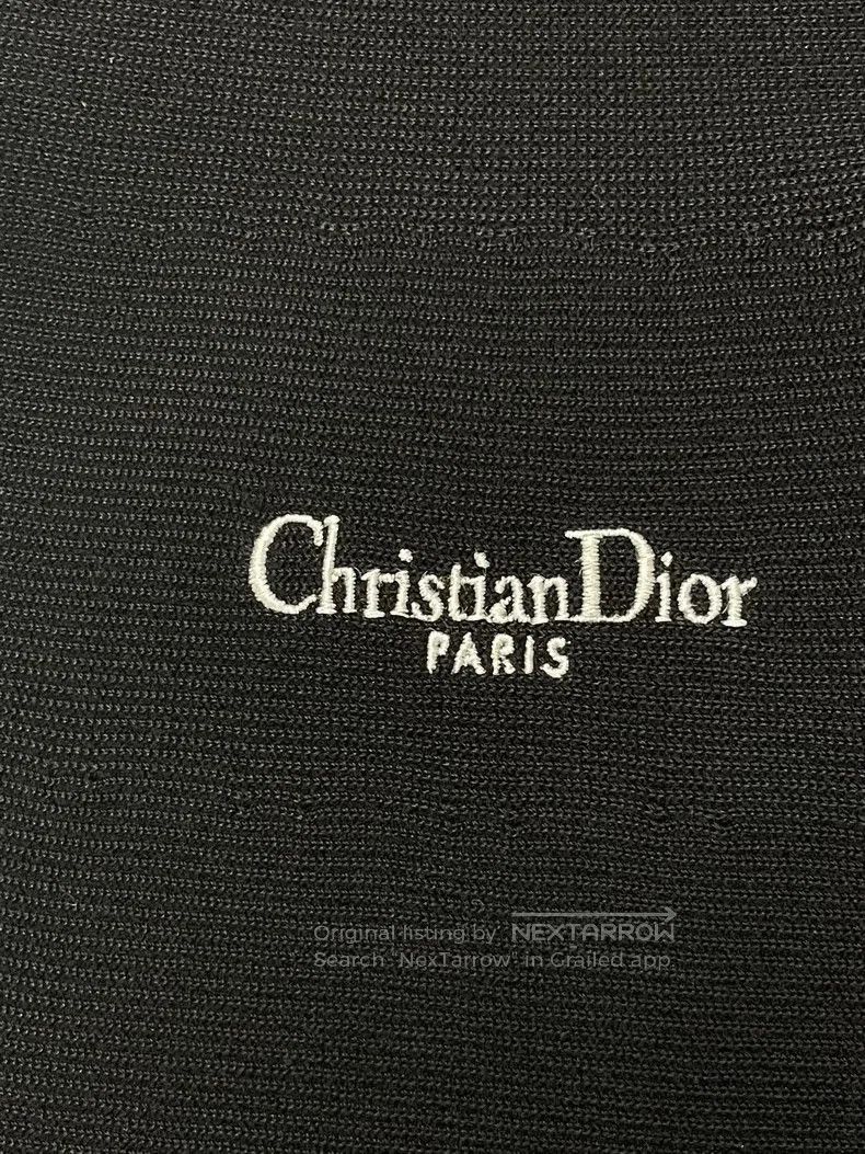 Dior Dior Black Embroidered Sleeveless Dress. Size US M / EU 48-50 / 2 - 2 Thumbnail