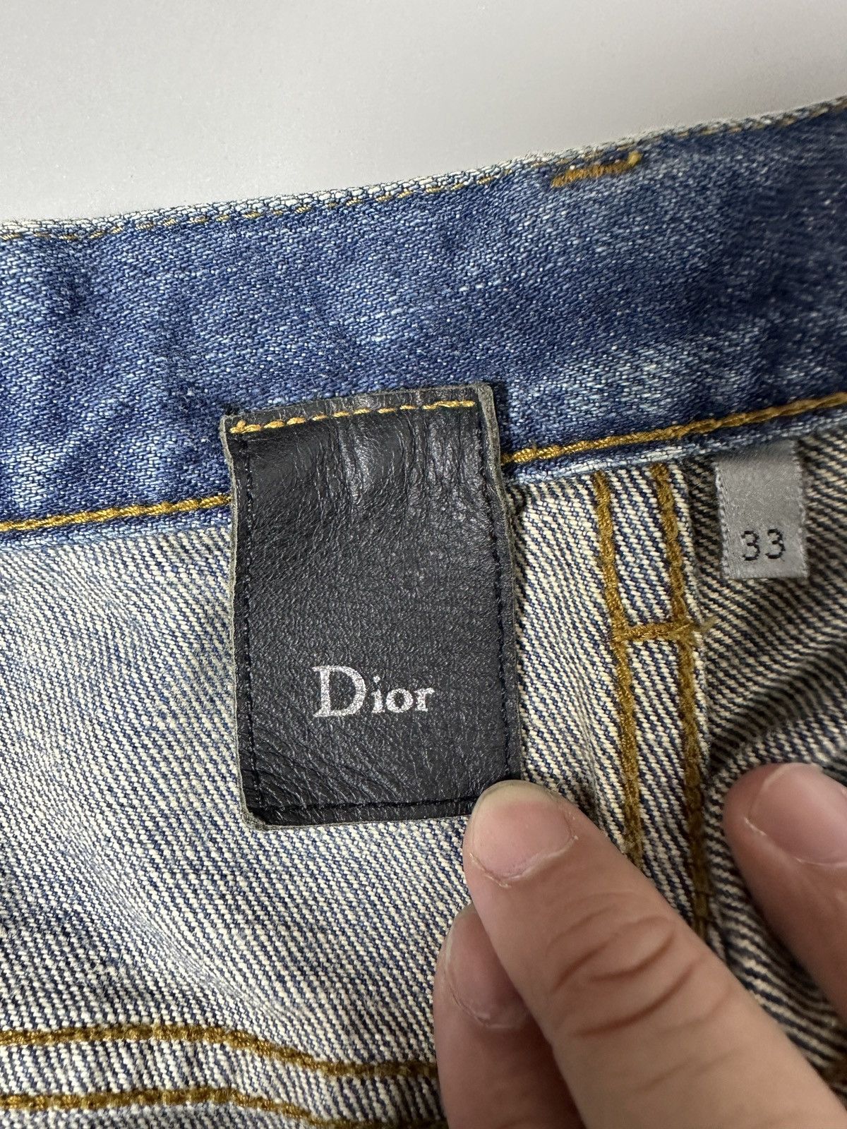 Dior × Hedi Slimane Dior — Hedi Slimane — Clawmark Denim / Altered & Resized Size US 33 - 4 Thumbnail