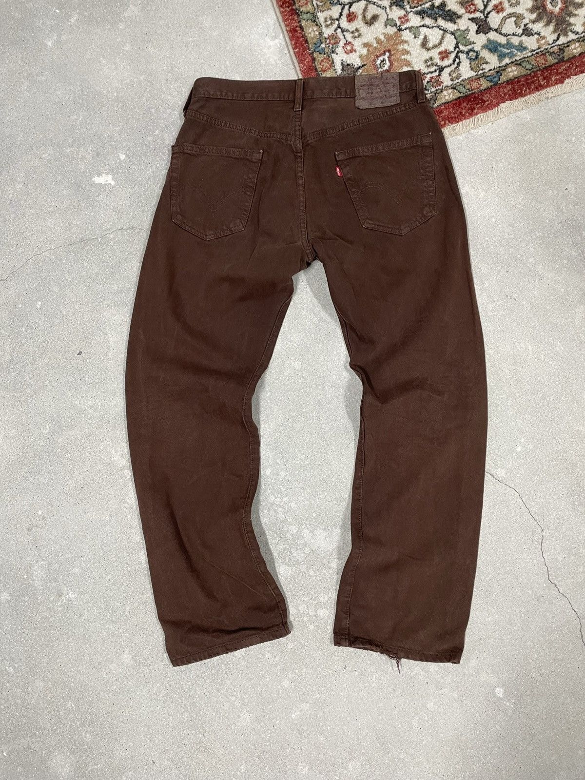 Levi's × Levi's Vintage Clothing × Vintage Crazy y2k Vintage Levi’s brown jeans buggy fit Size US 34 / EU 50 - 5 Thumbnail