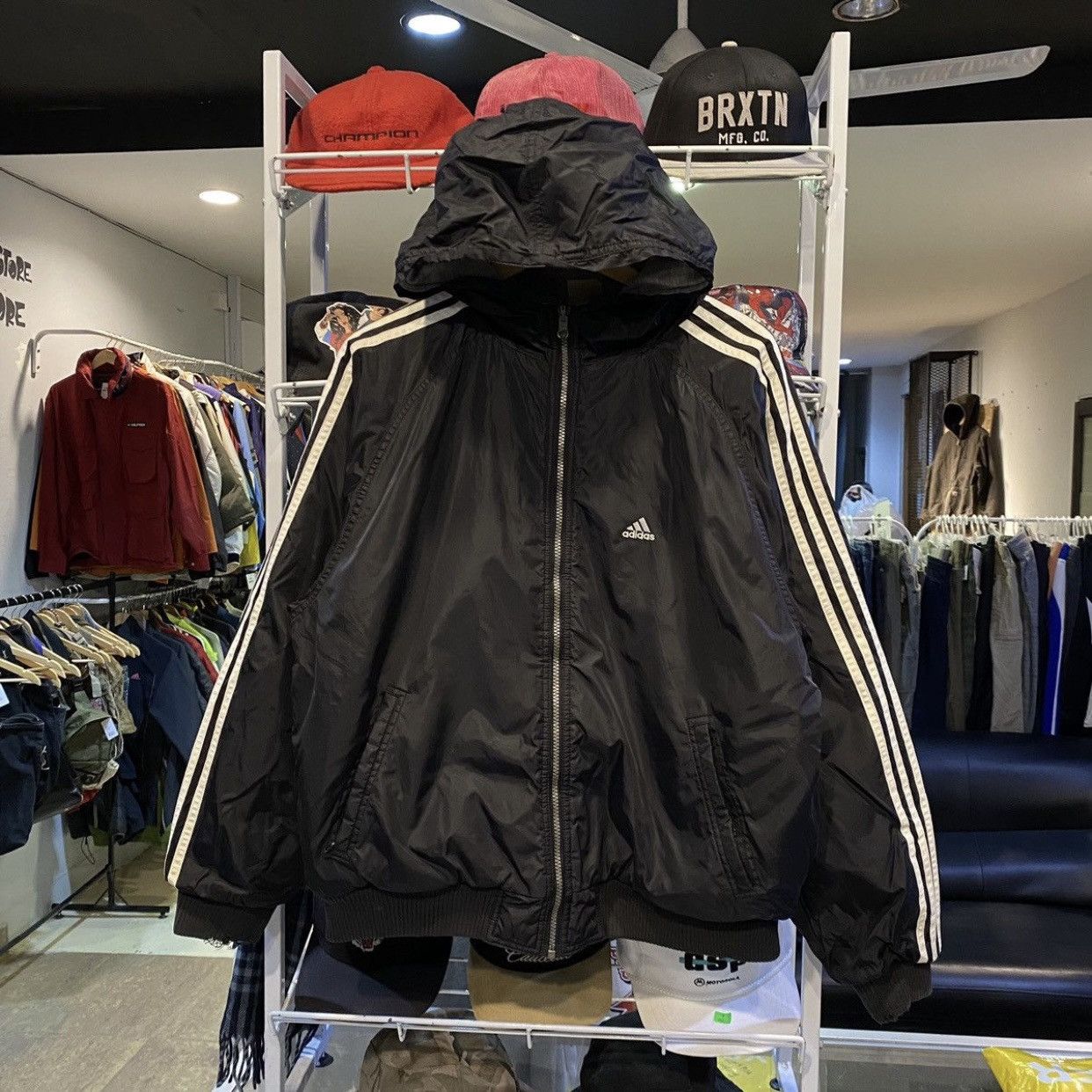 Adidas Vintage Adidas Reversible hoodie jackets Size US M / EU 48-50 / 2 - 4 Thumbnail