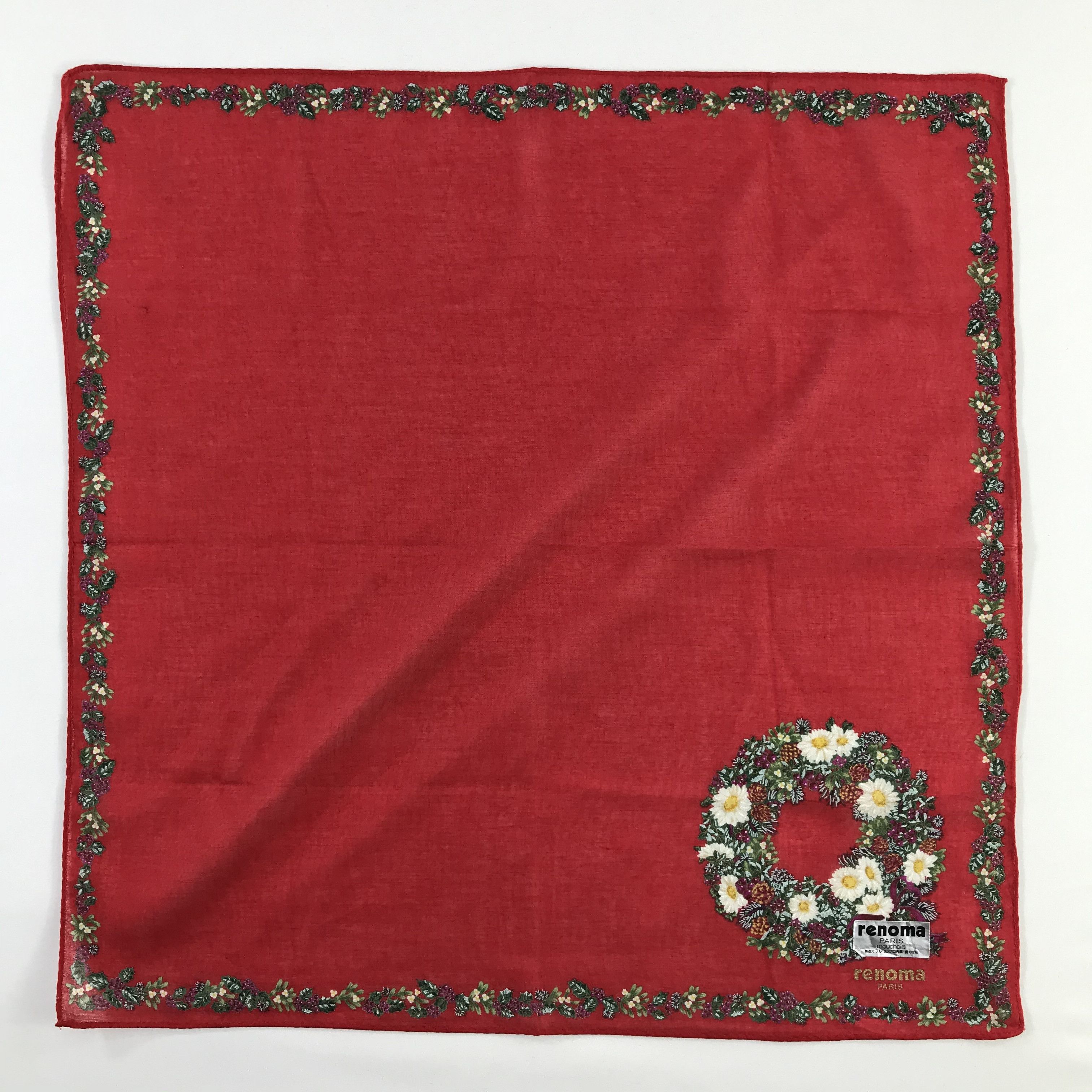 Renoma × Vintage Renoma Bandana / Handkerchief / Neckerchief - S954 Size ONE SIZE - 1 Thumbnail