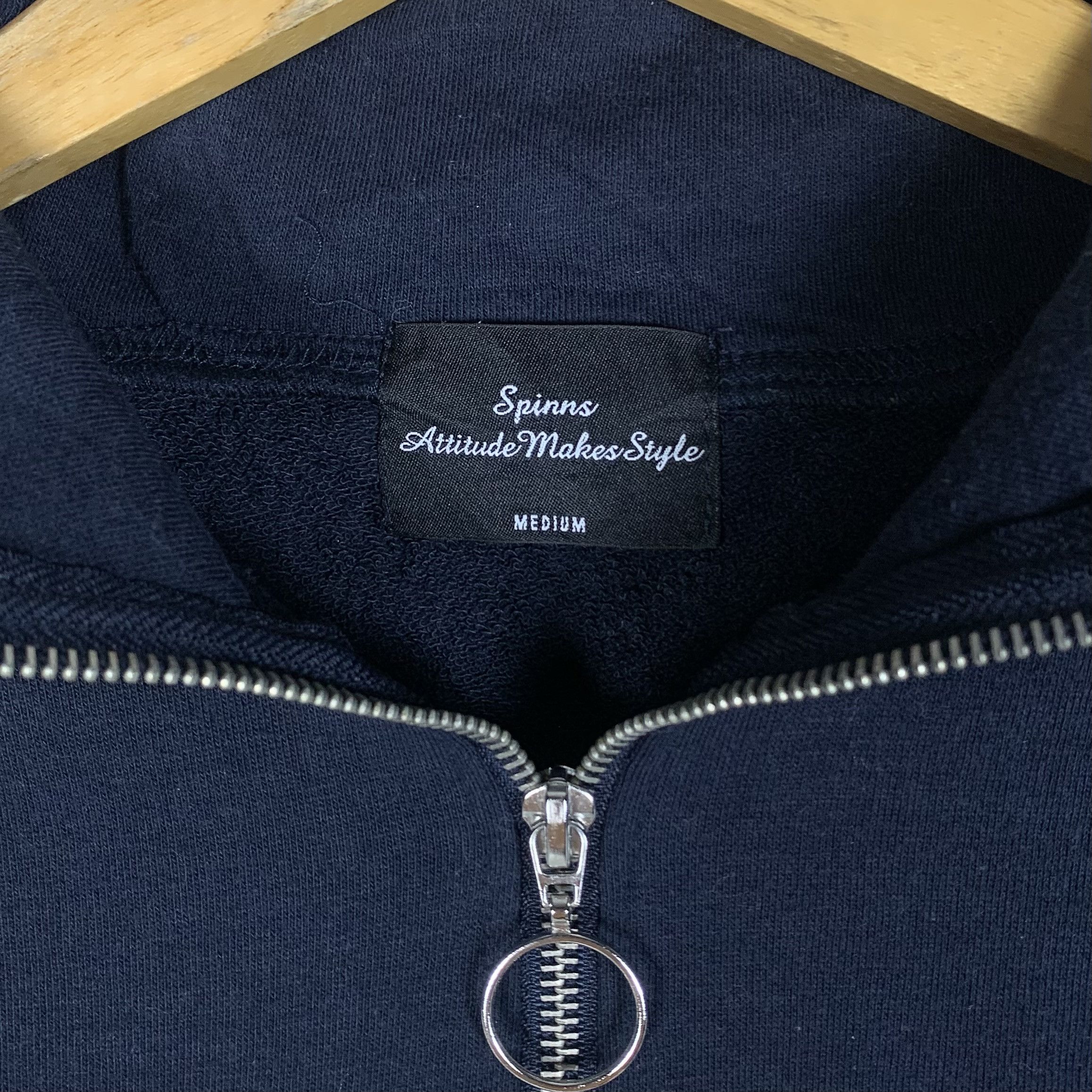 Japanese Brand USA 3 Tone Half Zip Sweatshirt Crewneck Size US M / EU 48-50 / 2 - 4 Thumbnail