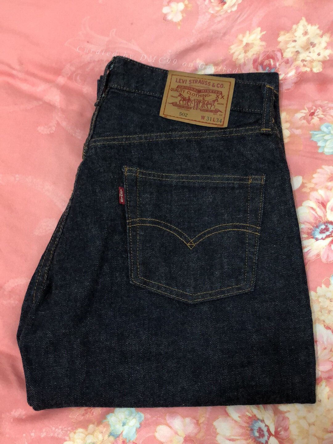 LVC LVC Levi's 502 J22 Raw Denim Jeans Size US 31 - 1 Thumbnail