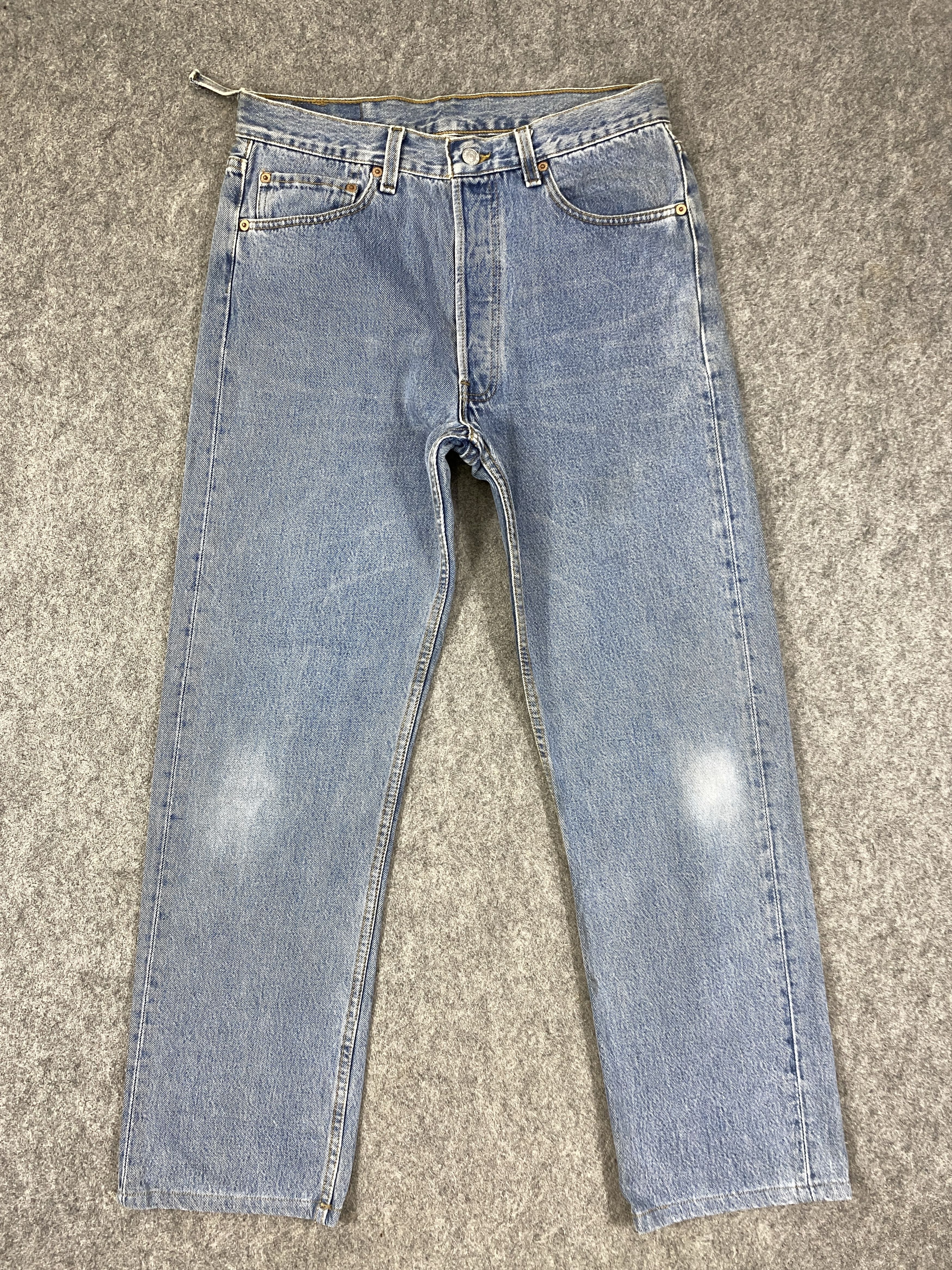 Levi's Blue Wash Vintage Levi's 501 Jeans 31x29 Denim - JN3299 Size US 31 - 1 Thumbnail